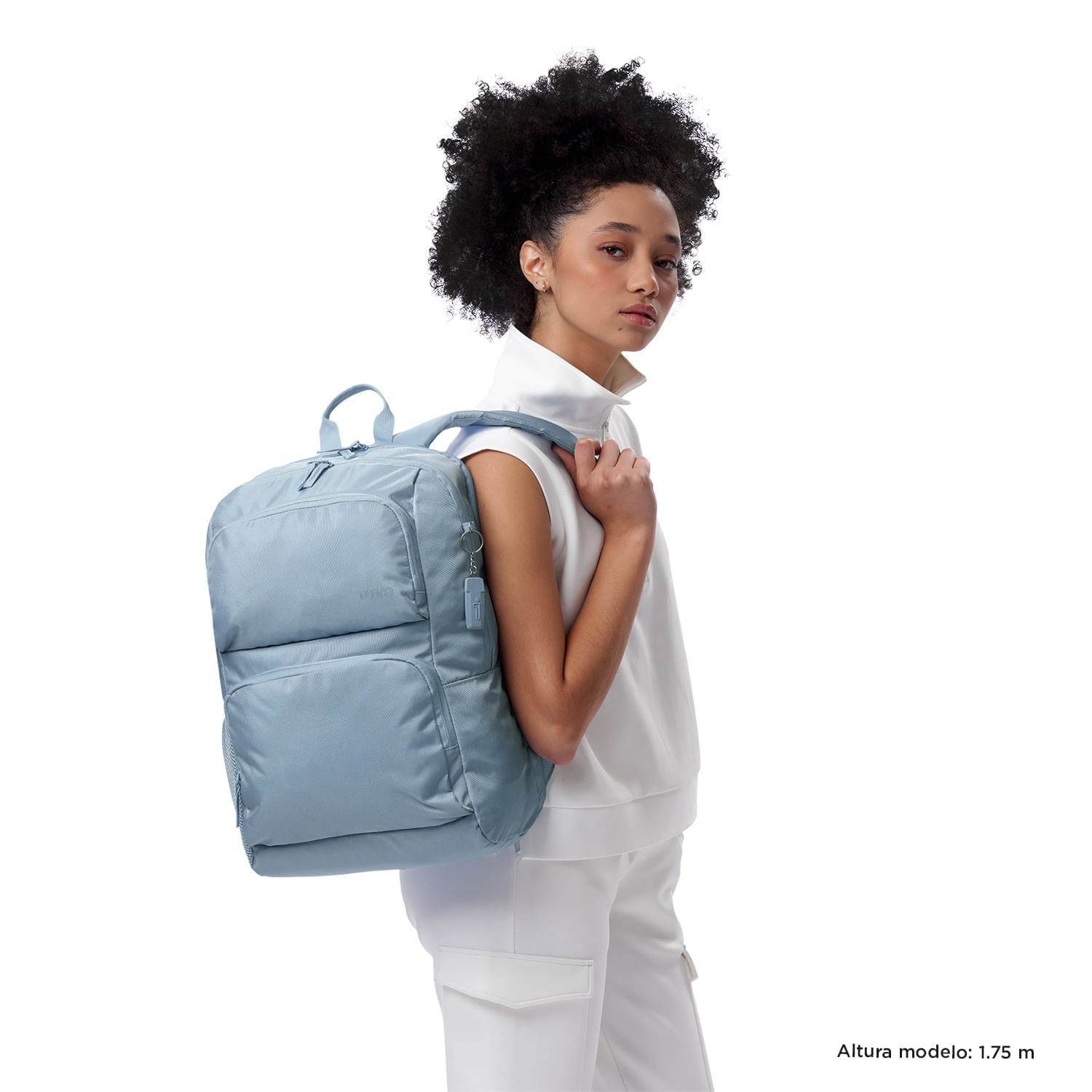 Morral Porta PC 14" Cloud Azul Mujer