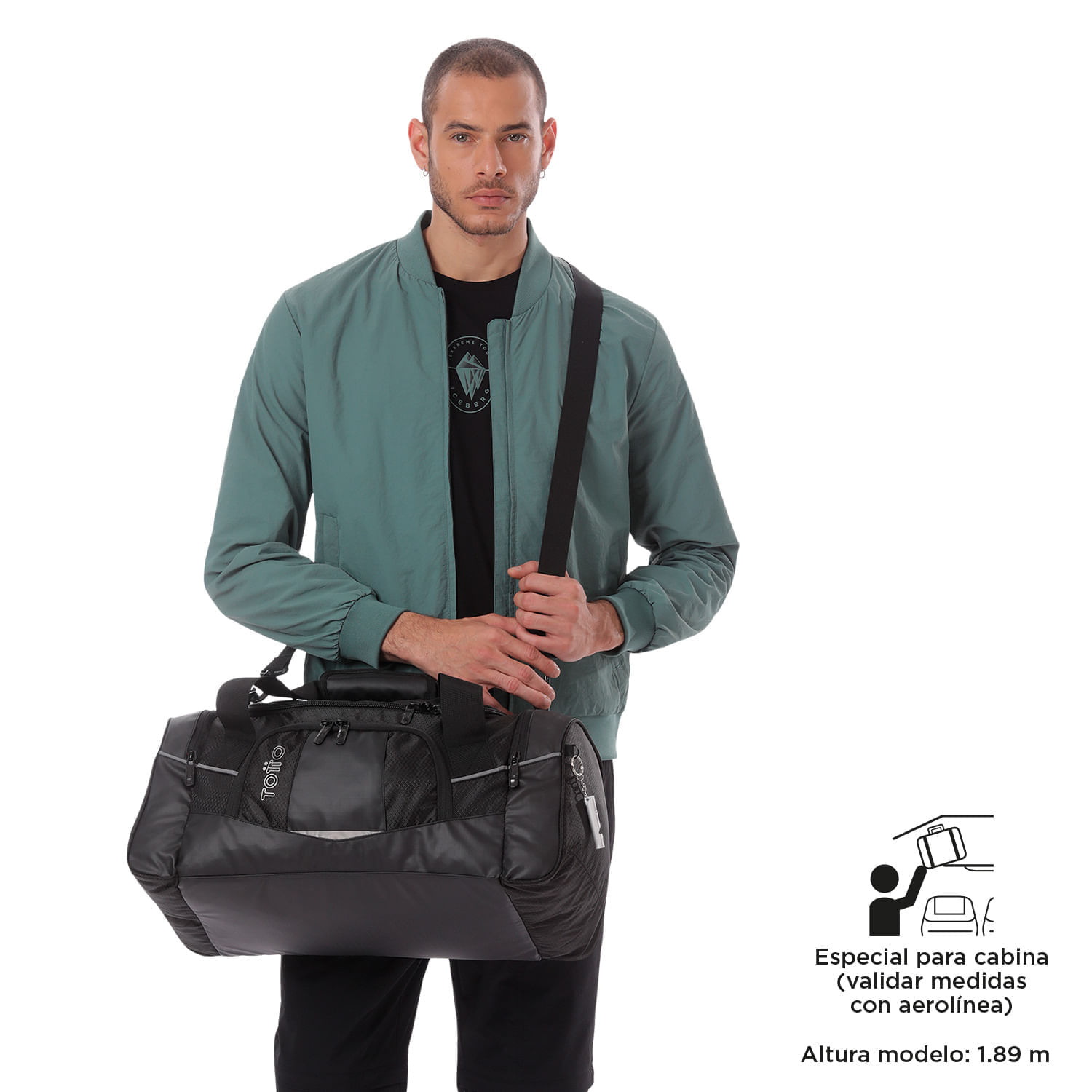 Tula viajera Tek 2.0 Pequeña Negra