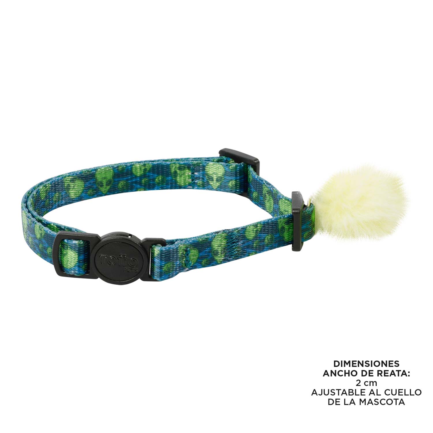 Collar para Gato Meow Azul