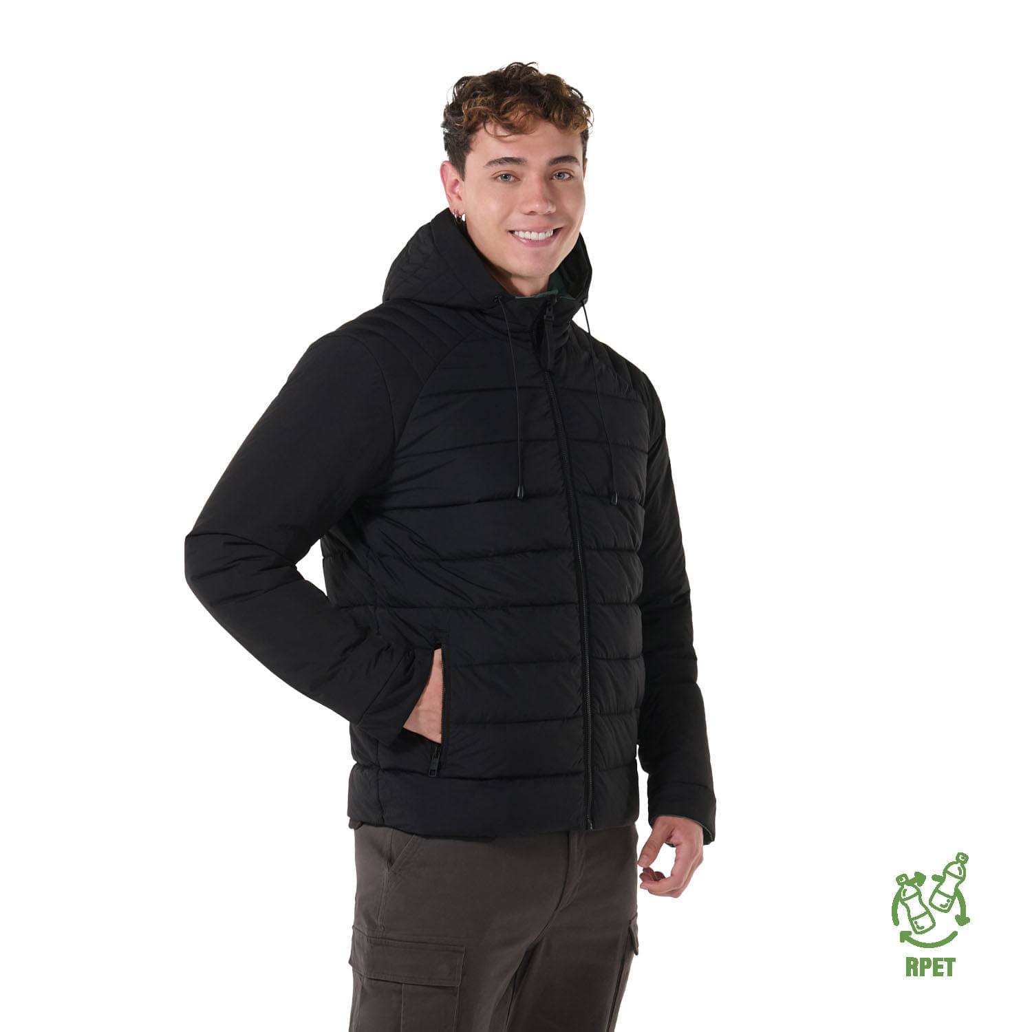 Chaqueta para Hombre Acolchada Poma Xxl Negra