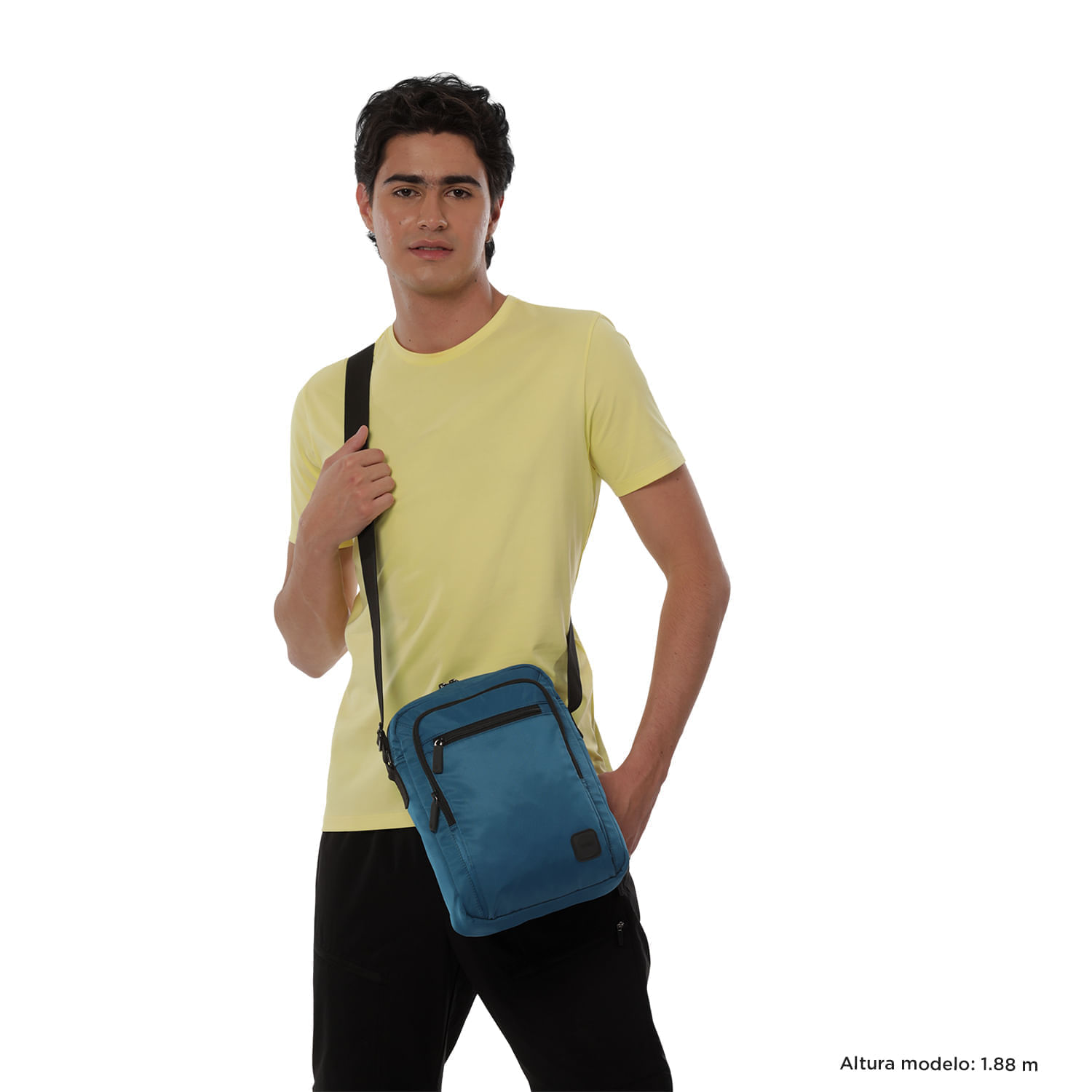 Bolso Crossbody Bayonne Hombre Azul