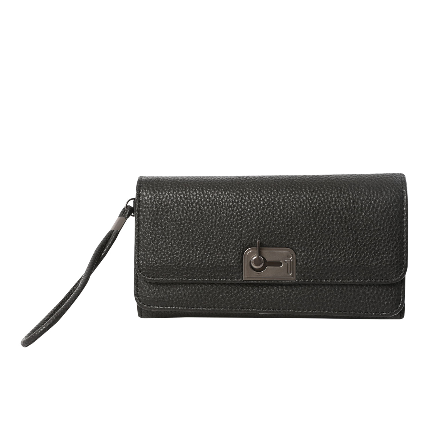 Billetera Smooth Sub con RFID Blocker Negra Mujer