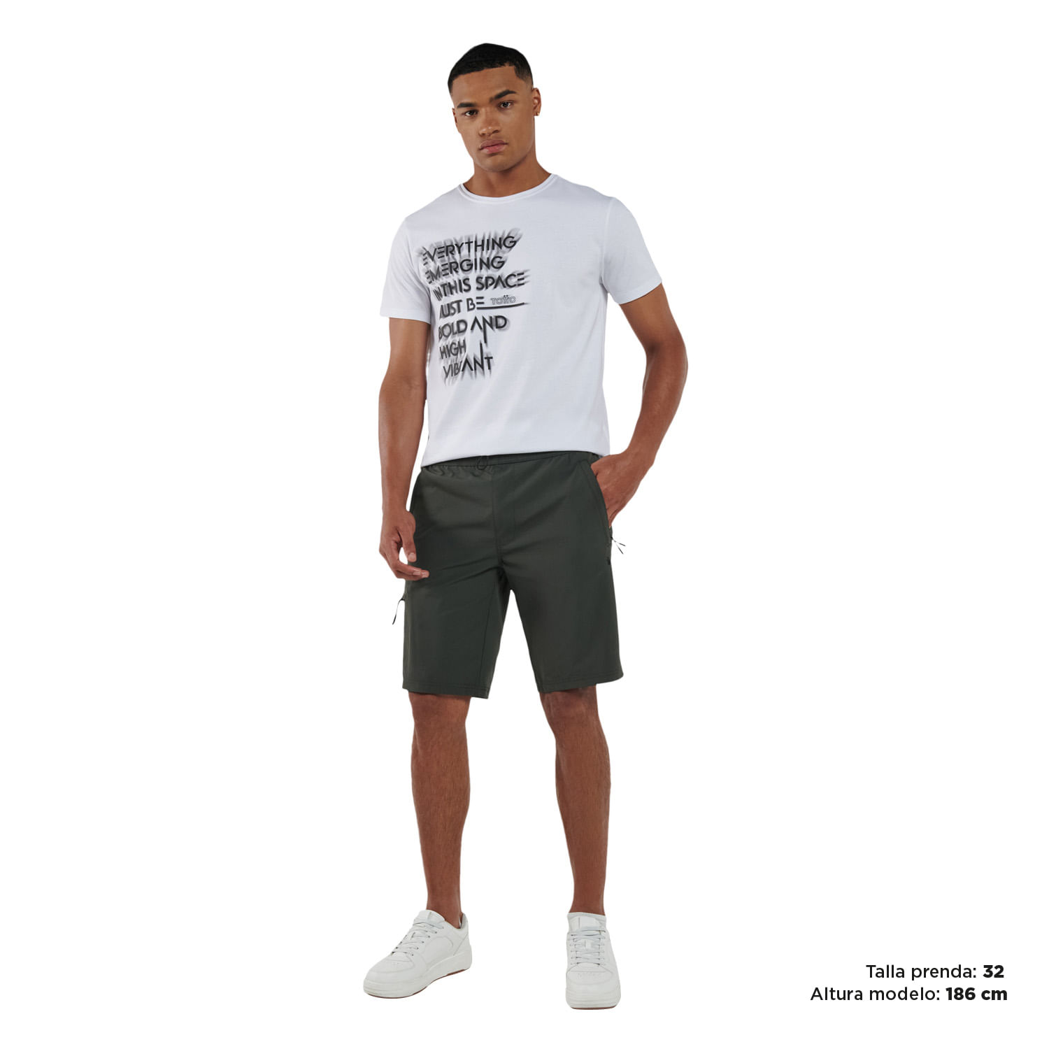 Bermuda para Hombre Eiyery cargo Verde
