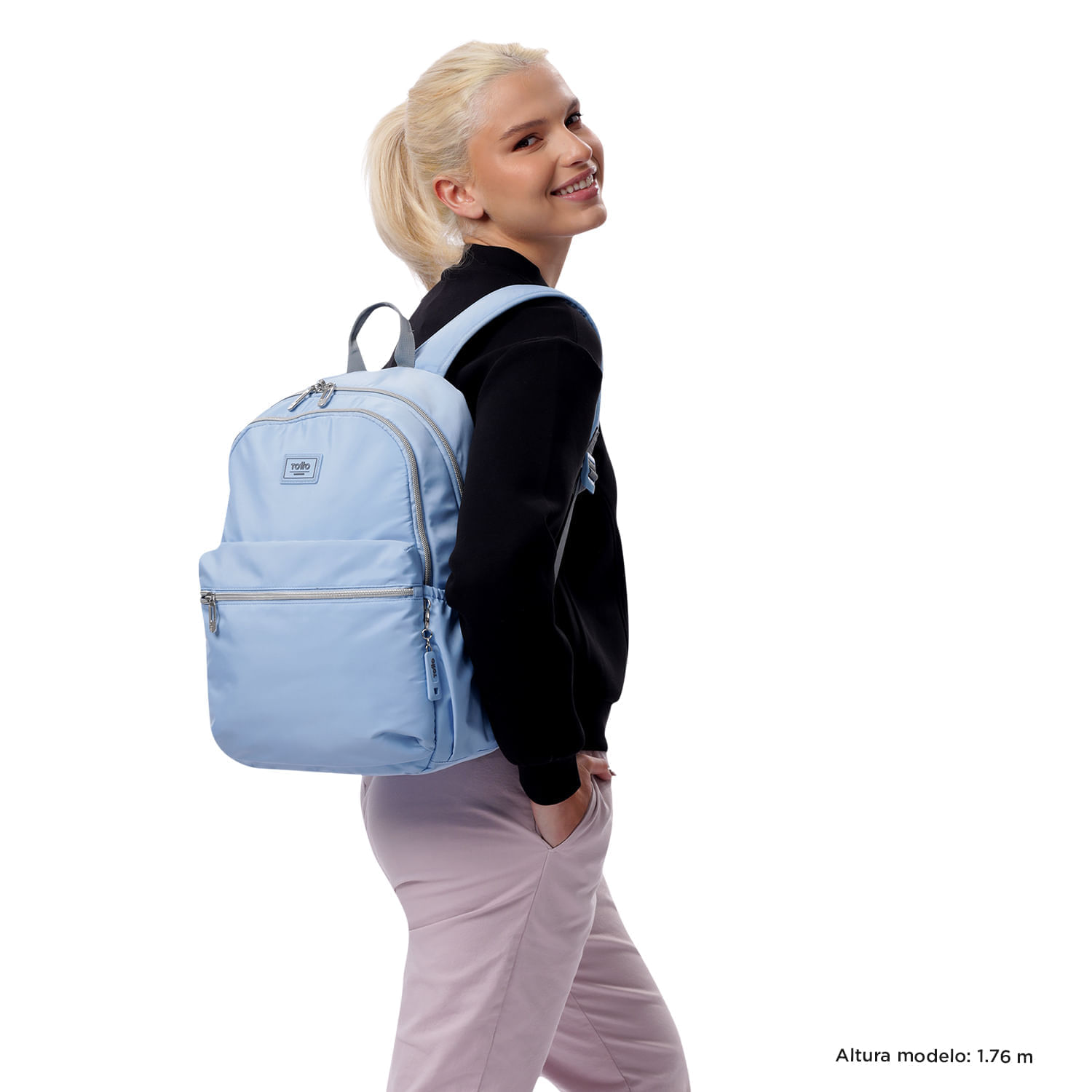 Morral Porta PC 13" Aynatto Azul Mujer
