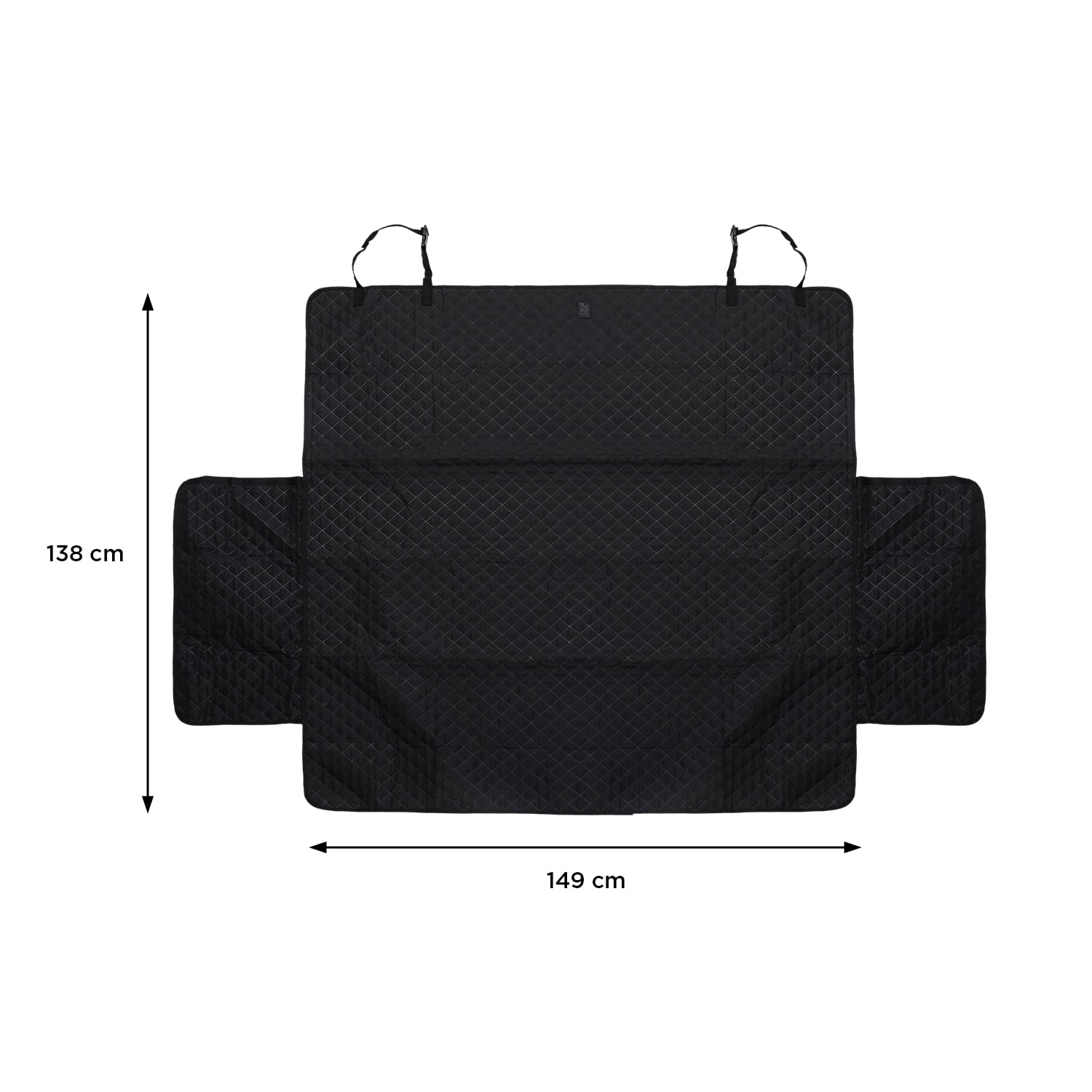 Protector de carro para mascotas De Baul Trunk Negro
