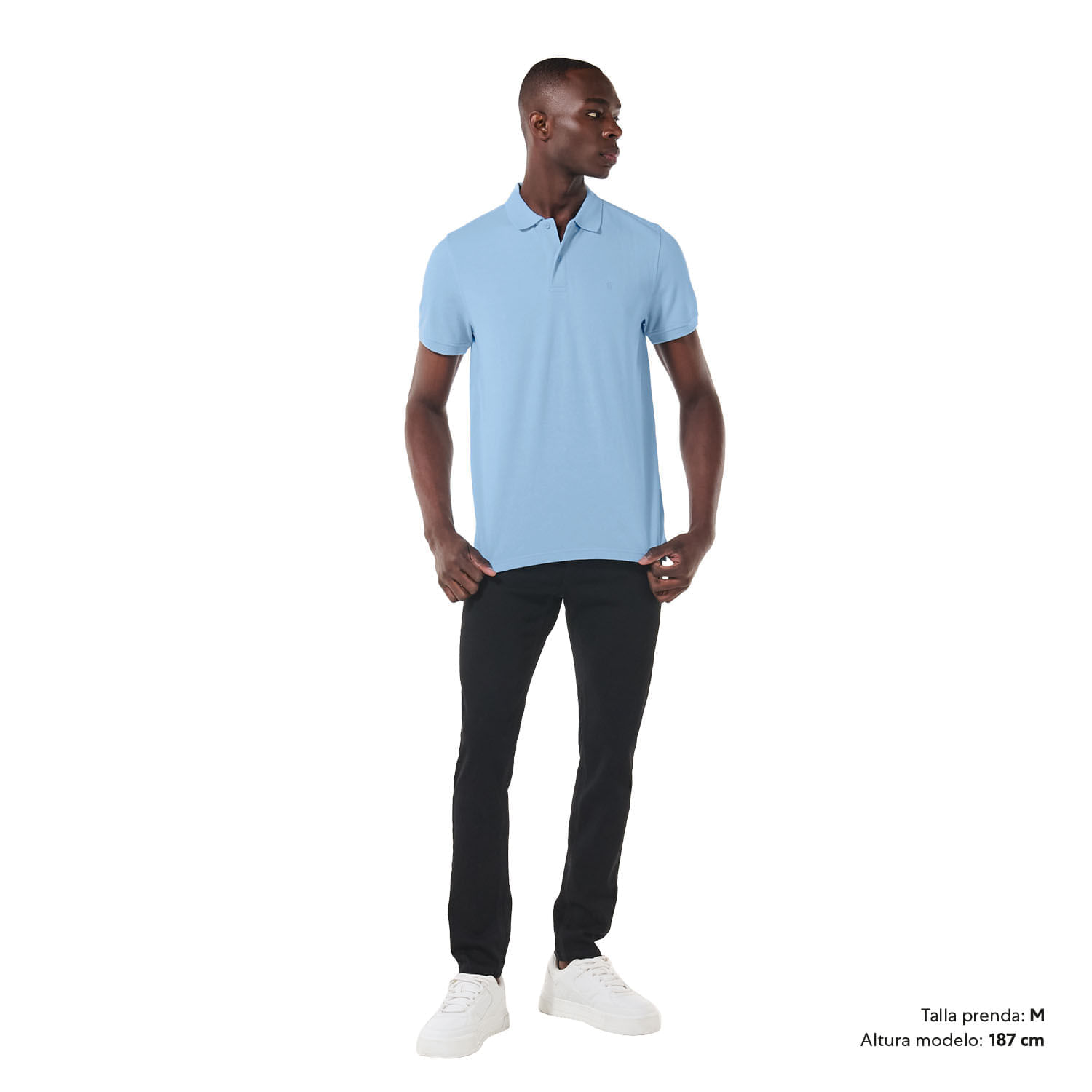 Camisa Tipo Polo Spencer Xxl Hombre Azul