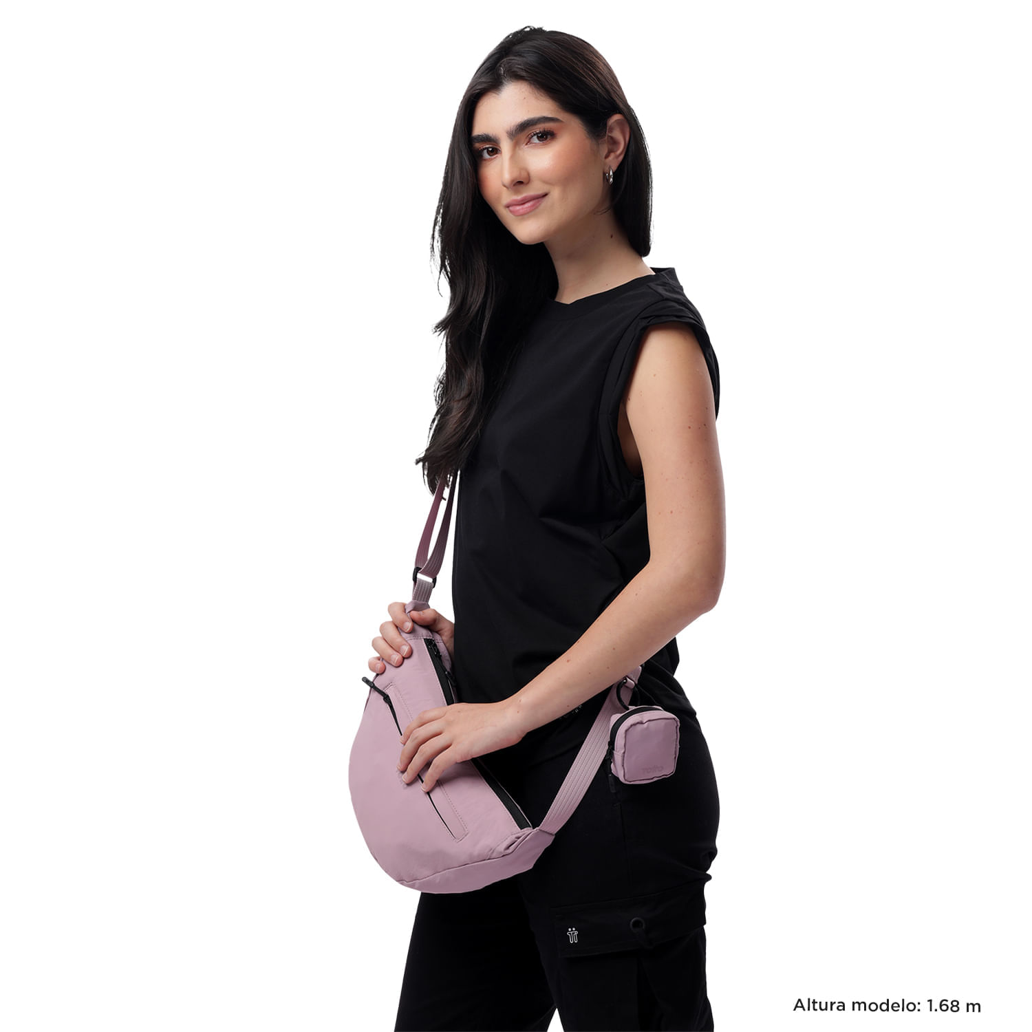 Bolso Crossbody Pequeño Unisex Rowan Rosado