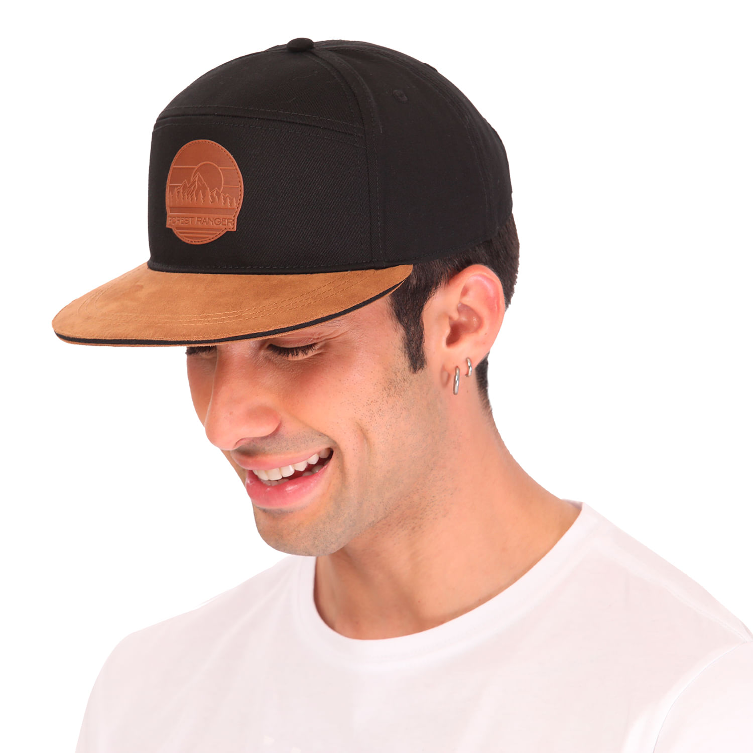 Gorra para Hombre Plana Atty Negra