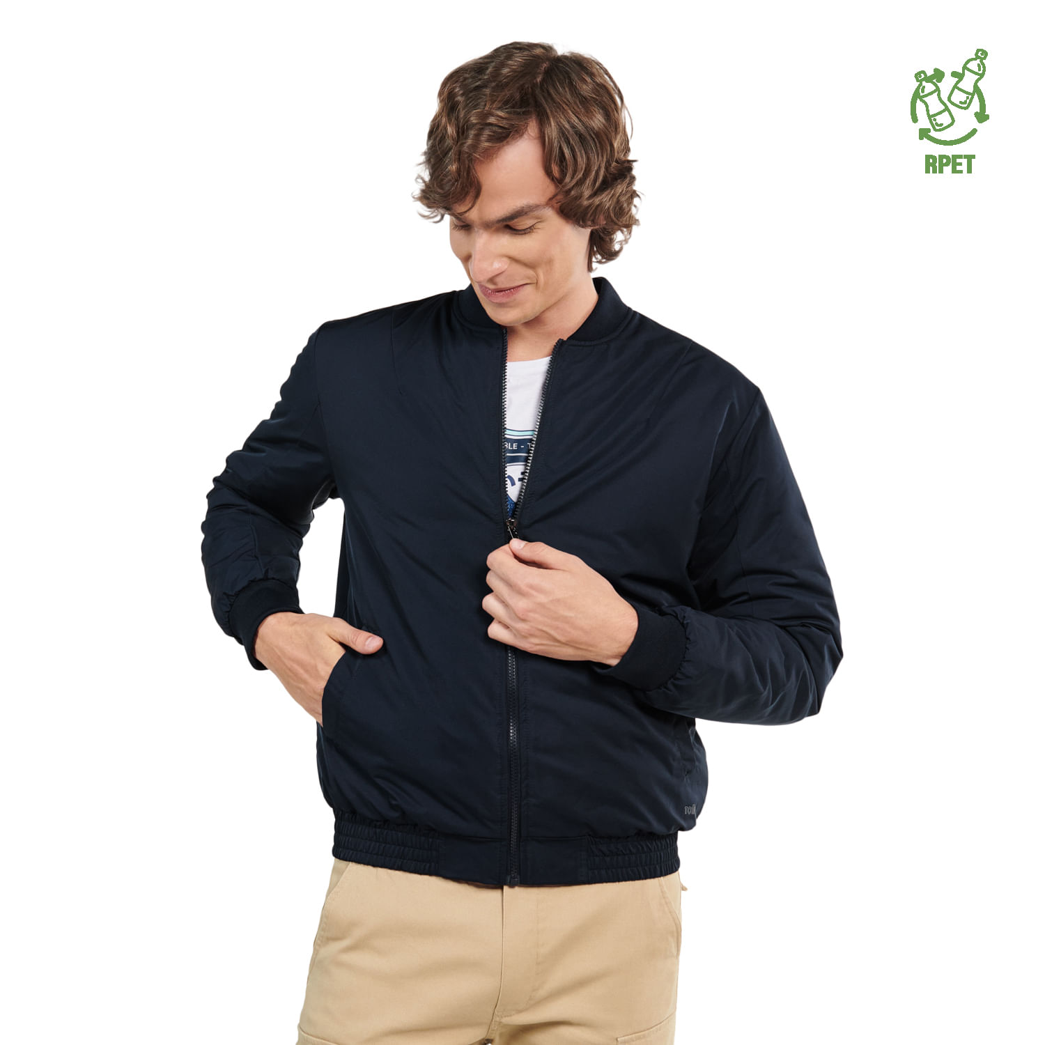 Chaqueta para hombre bomber azul XXL Vouvem