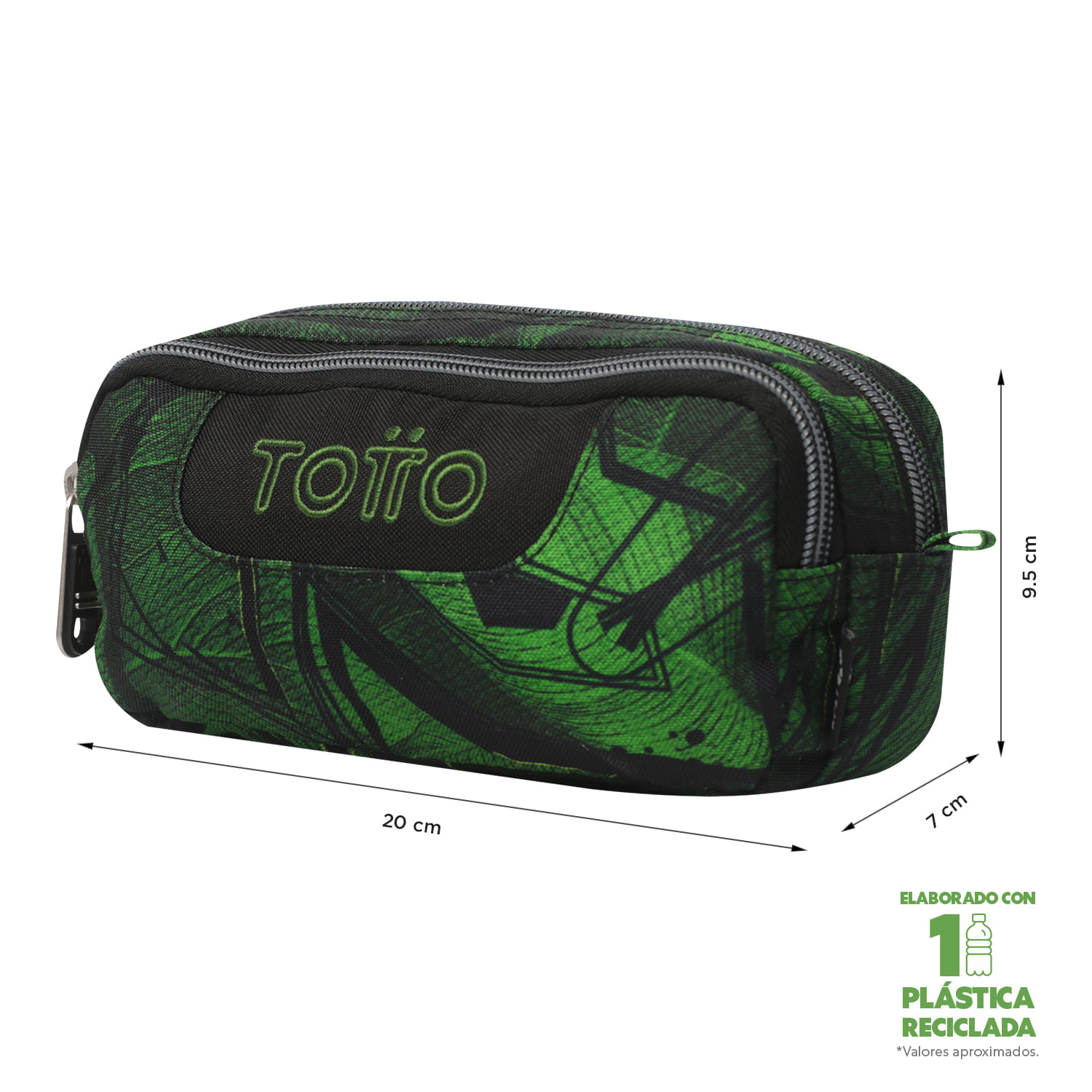 Cartuchera Multiuso Sobre Verde Hombre