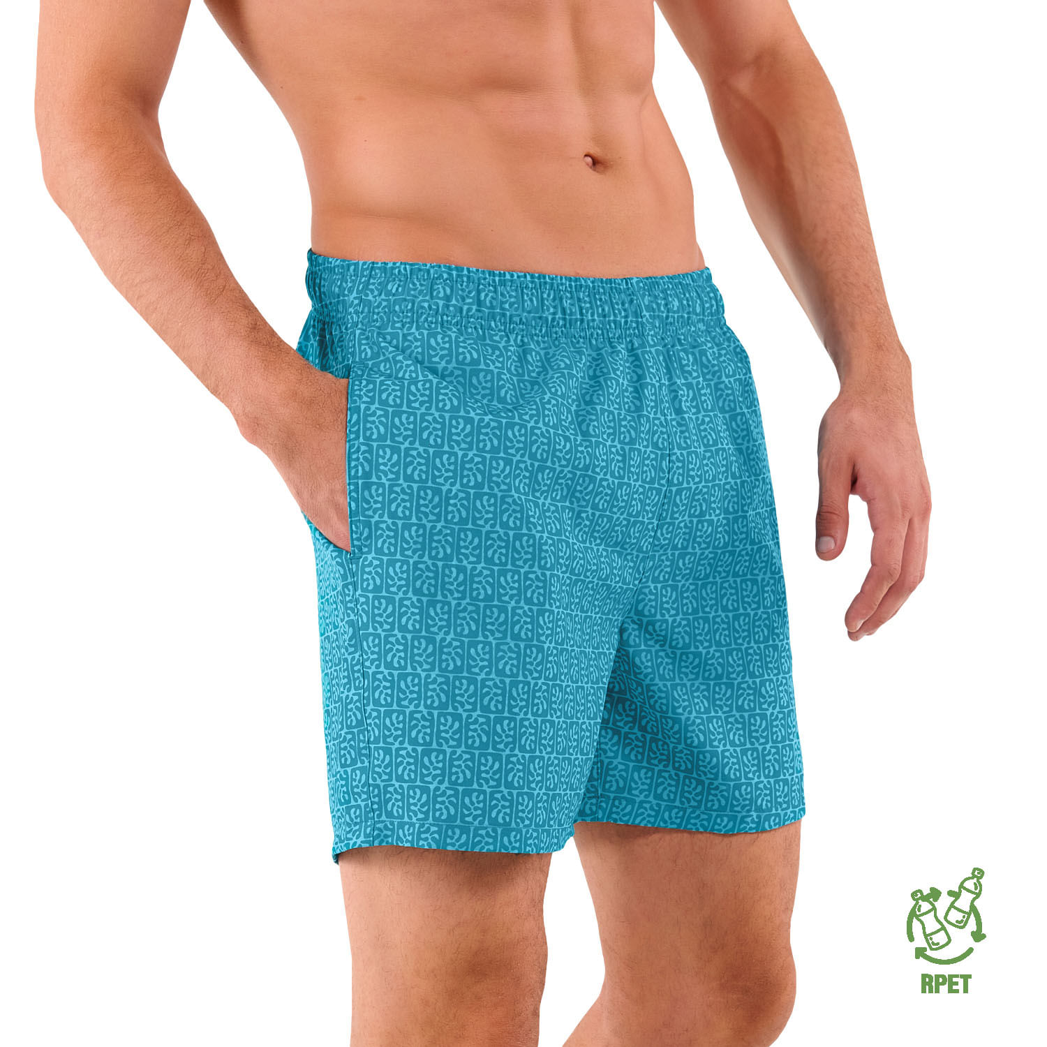 Pantalón Estampada Abriko Hombre Verde
