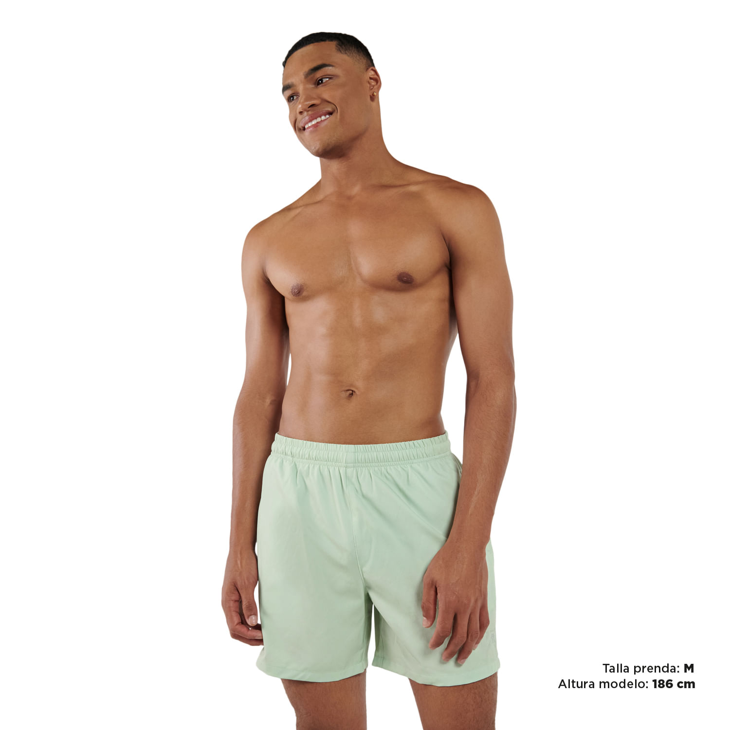 Pantaloneta Estampada Abriko Hombre Verde