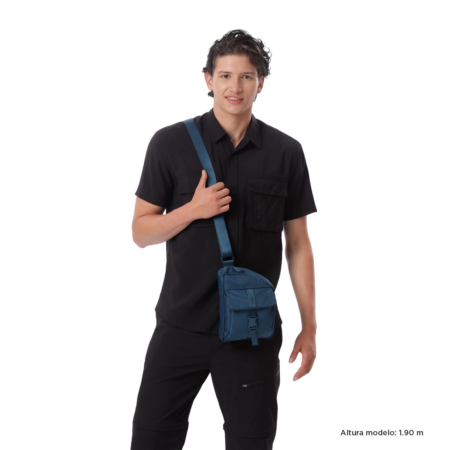Bolso para Hombre Ttb S Manos Libres Azul