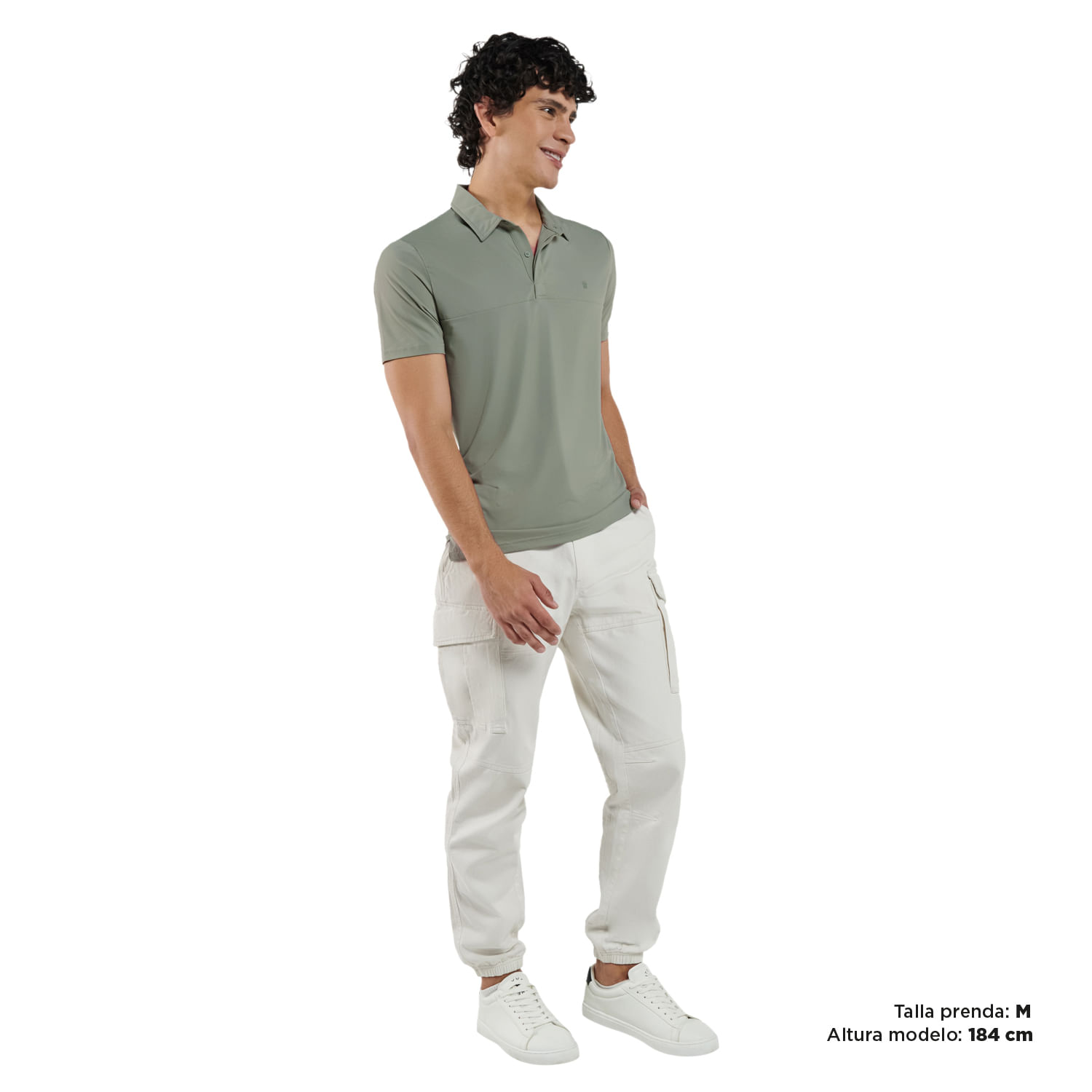 Camiseta Polo Verde Hombre Diha