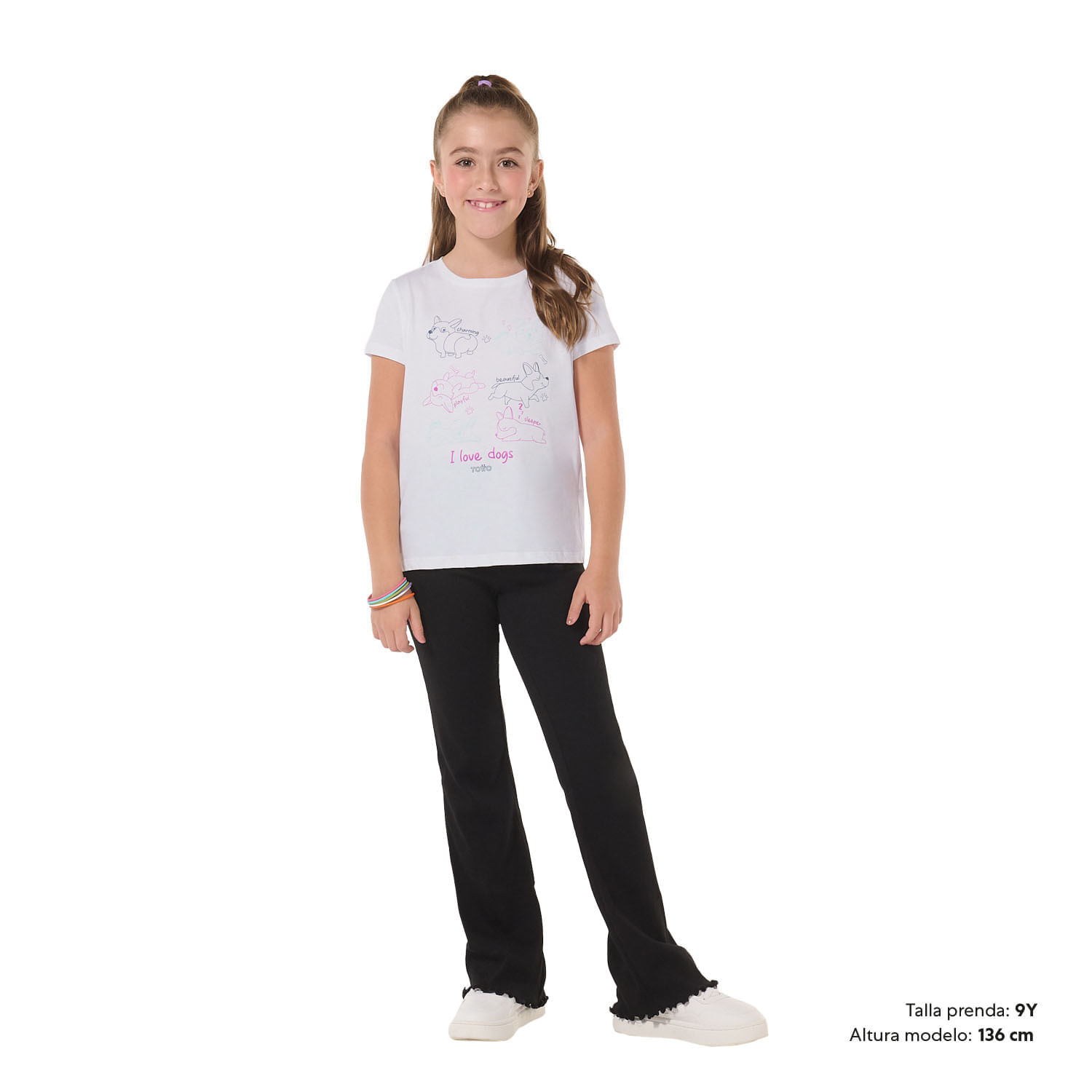Camiseta estampada para Niña Proyect Blanca