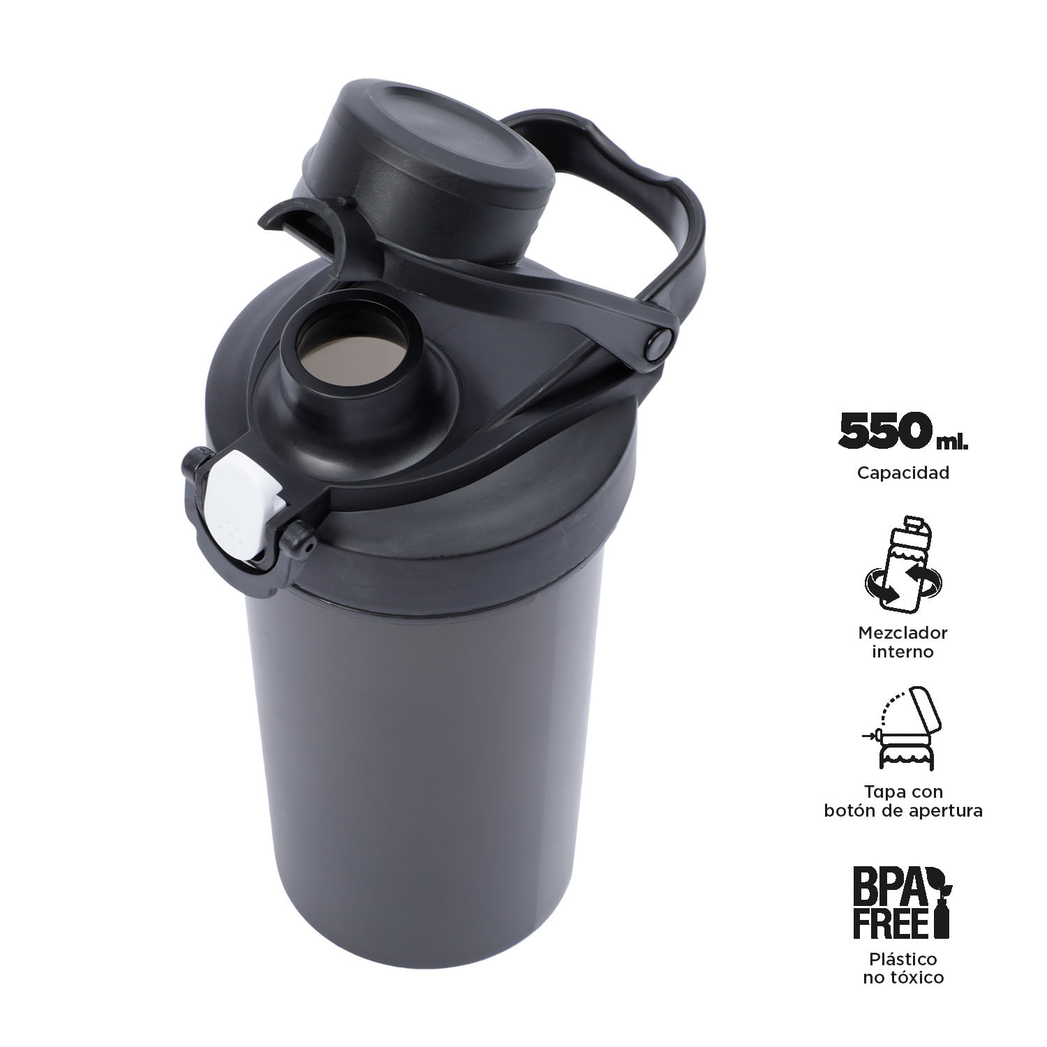Botilito Bitlo 550 ml Negro