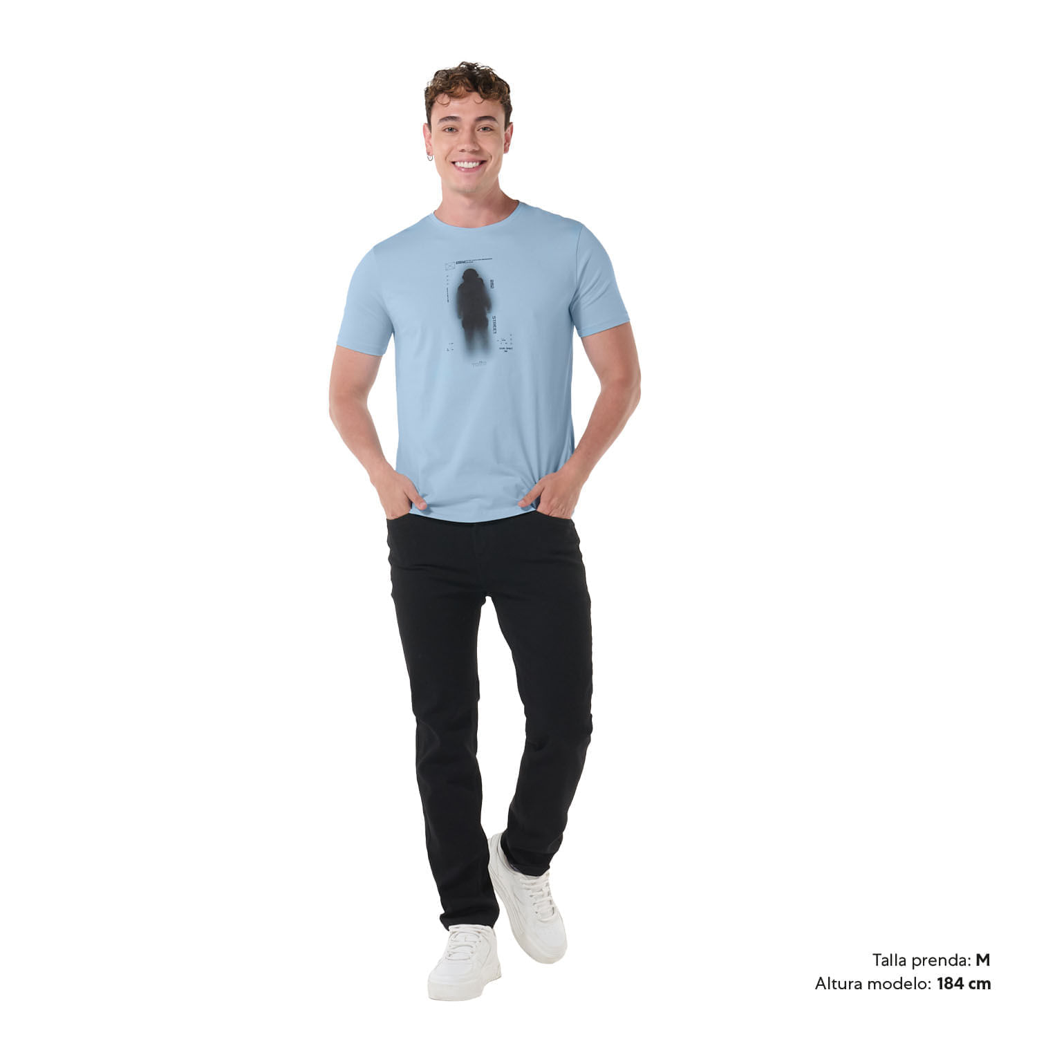 Camiseta para Hombre Primen Xxl Azul