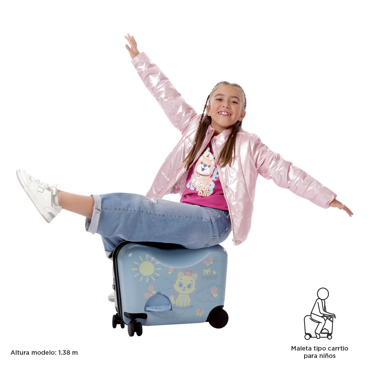 Maleta de Mano Travel Fun Xs de 10 kilos Azul