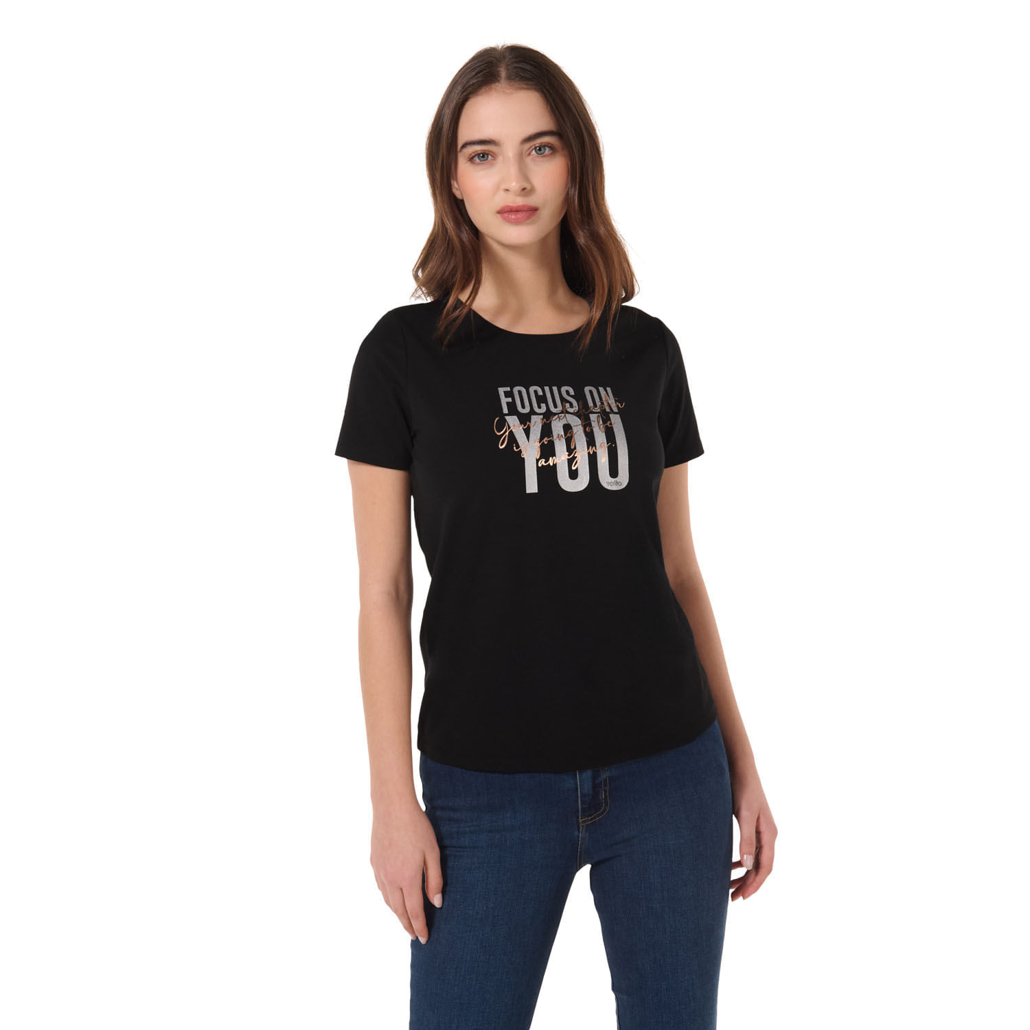 Camiseta para Mujer Prime XL Negra