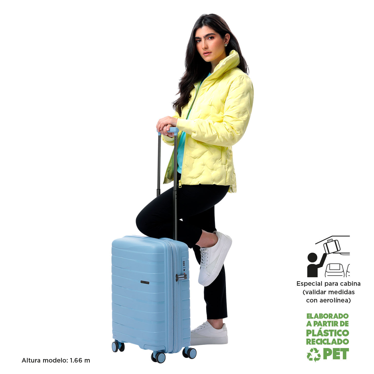Maleta de Mano 360 Glide de 10 kilos Azul