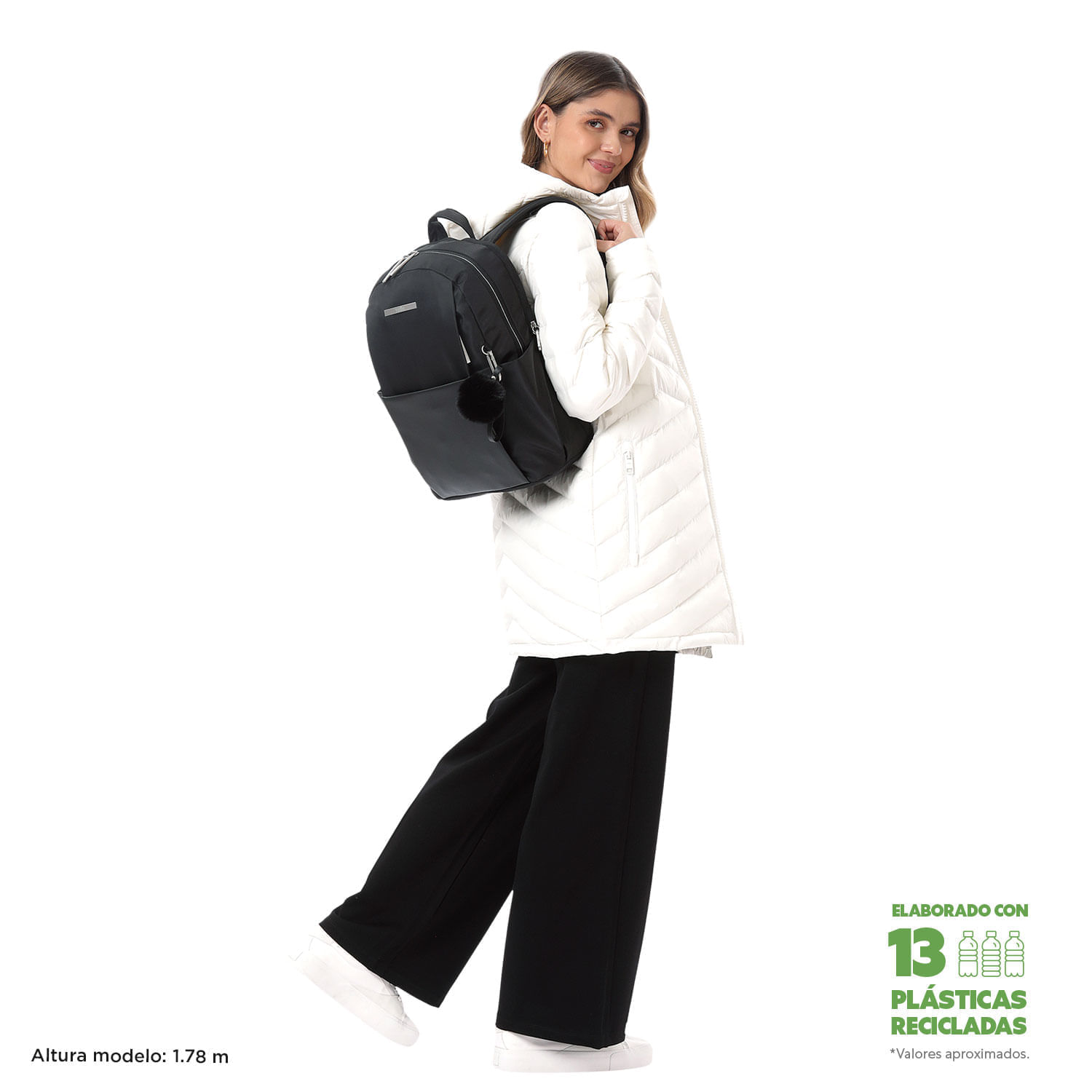 Morral Para Oficina Adelaide 1 2.0 Negro Mujer