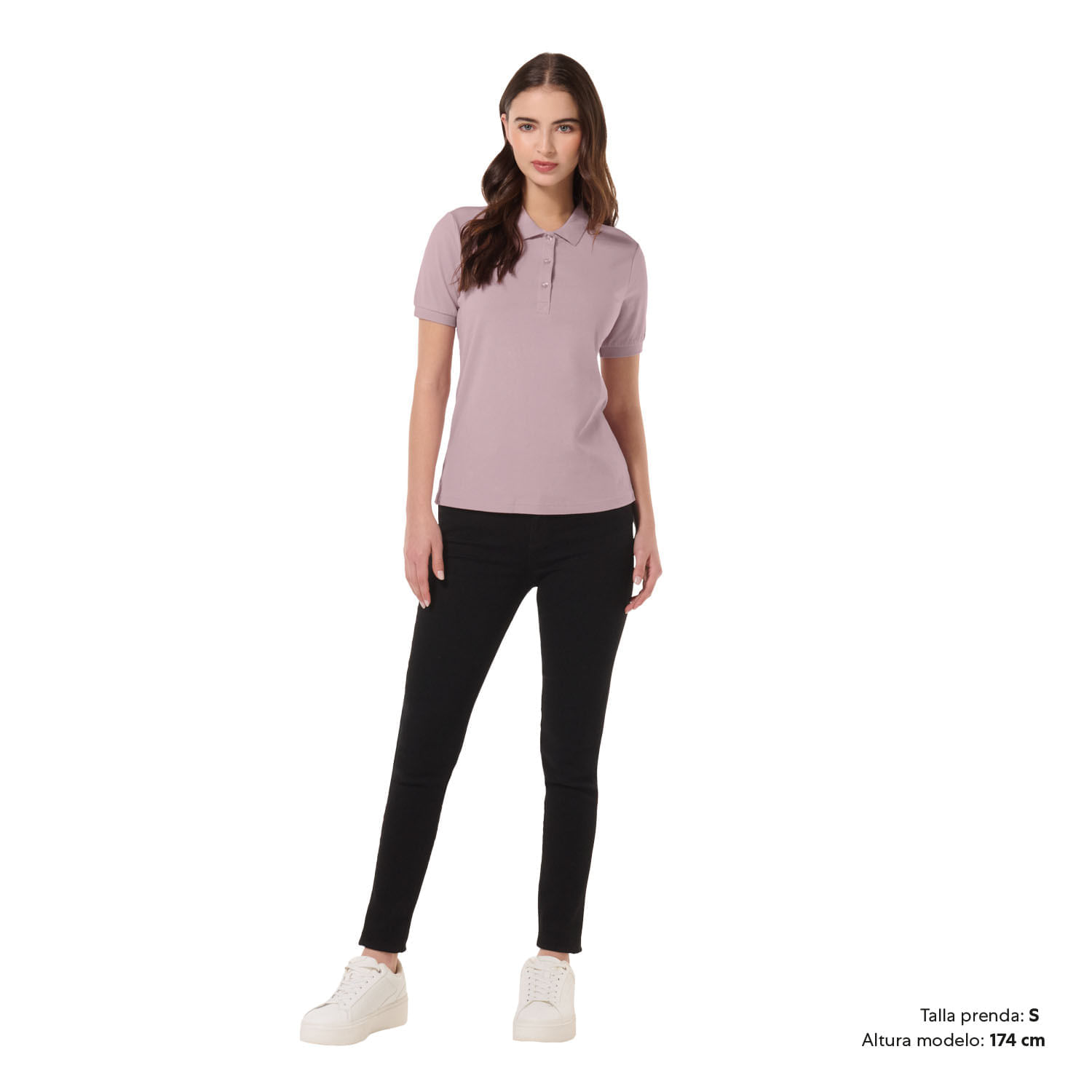 Camisa Tipo Polo Chechi Xl Mujer Rosada
