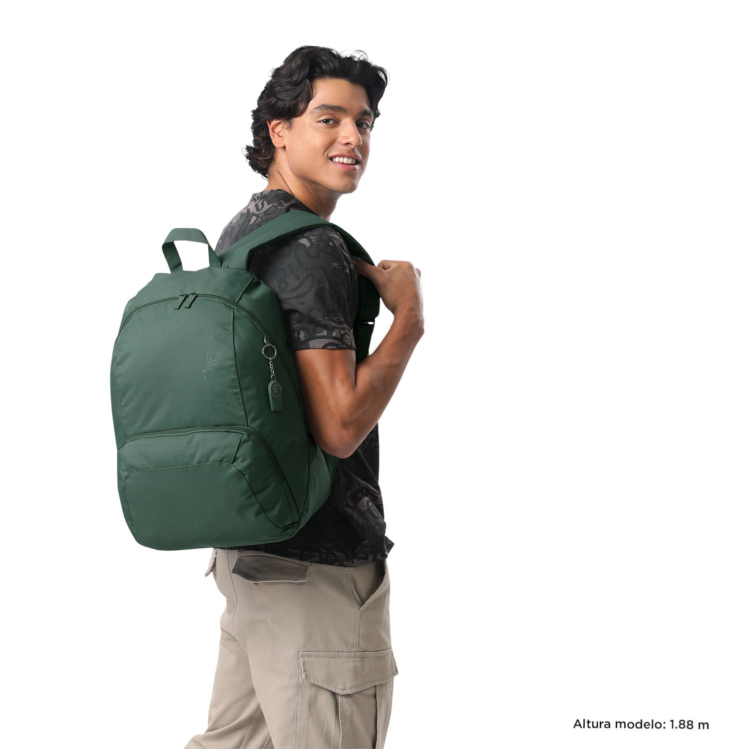 Morral Universitario Ometto Verde Hombre