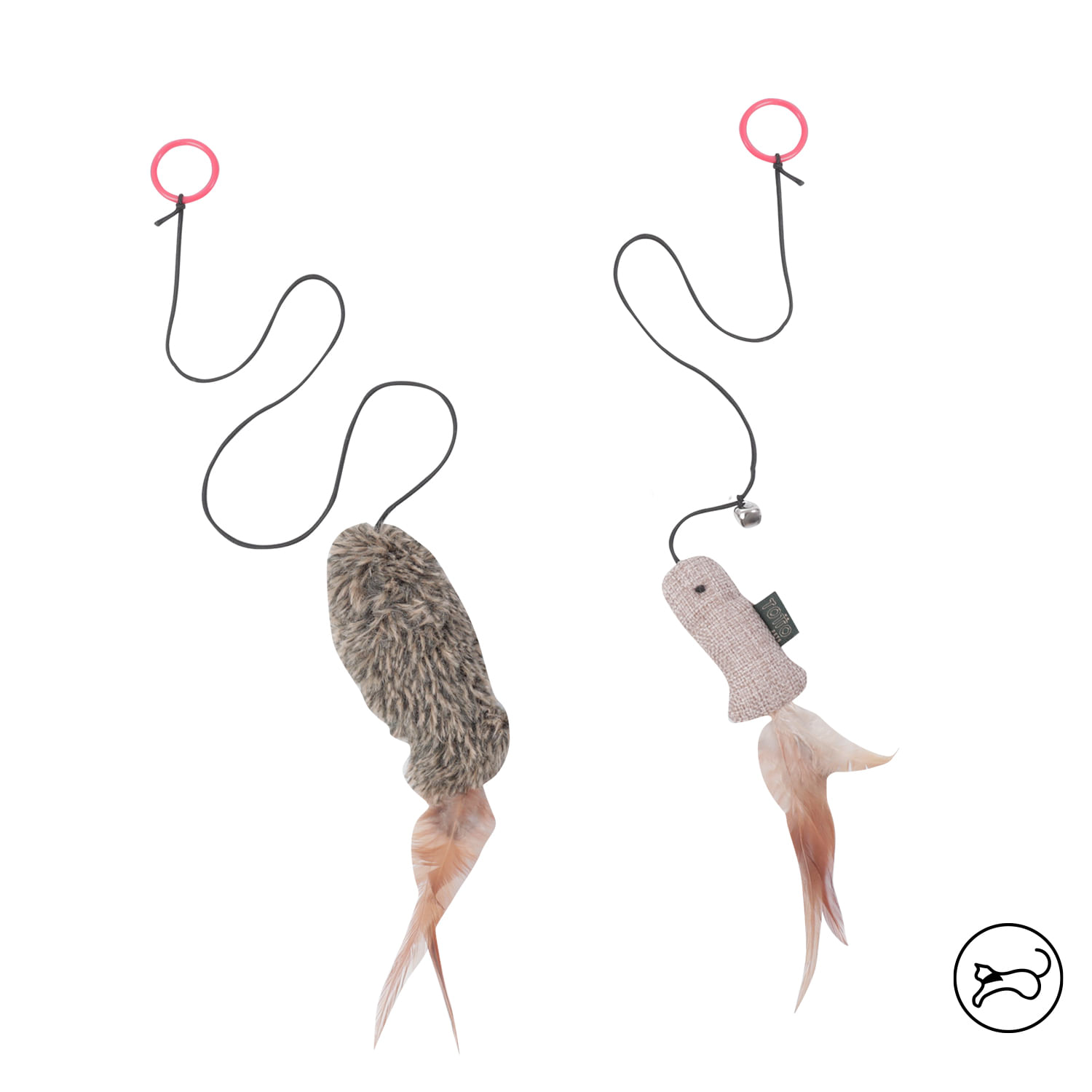 Juguete para mascota Finger Set X2 Terreo/Terreo