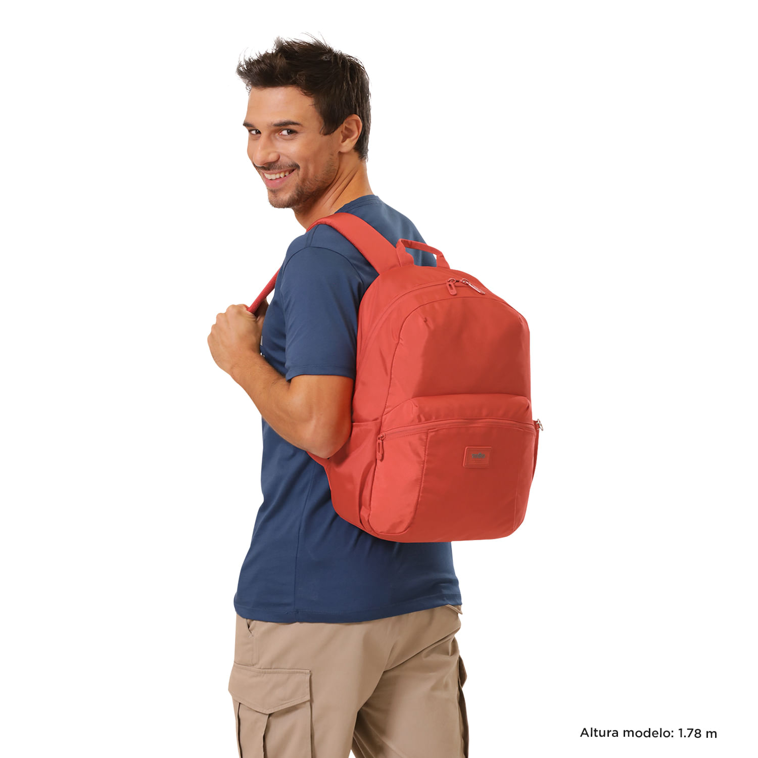 Morral Univertisario Porta PC 14" Trik M Rojo Hombre