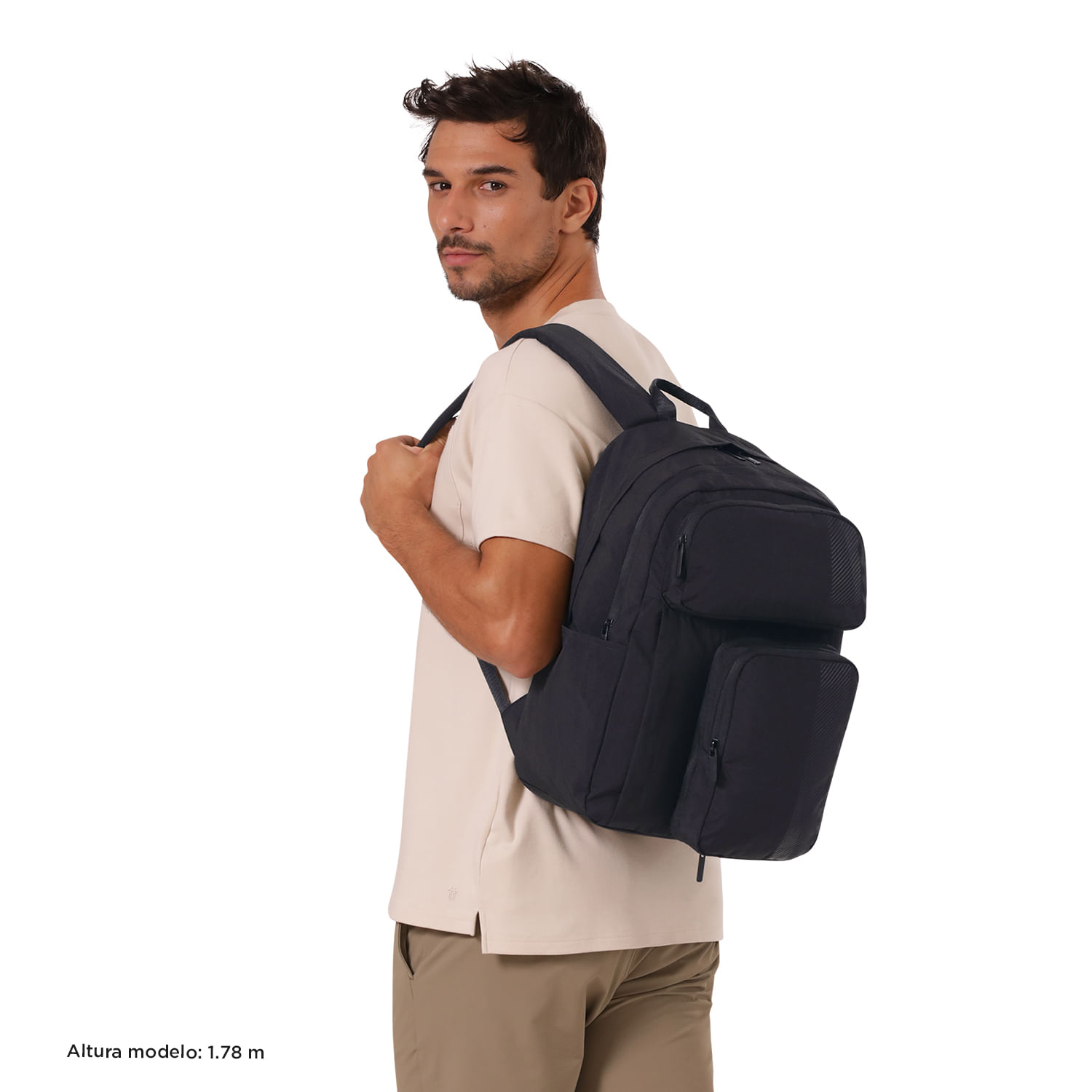 Morral Universitario Duality Porta PC 16" Negro Unisex