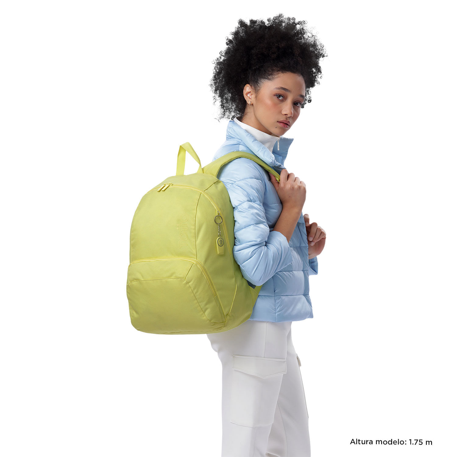 Morral Universitario Ometto Amarillo Mujer
