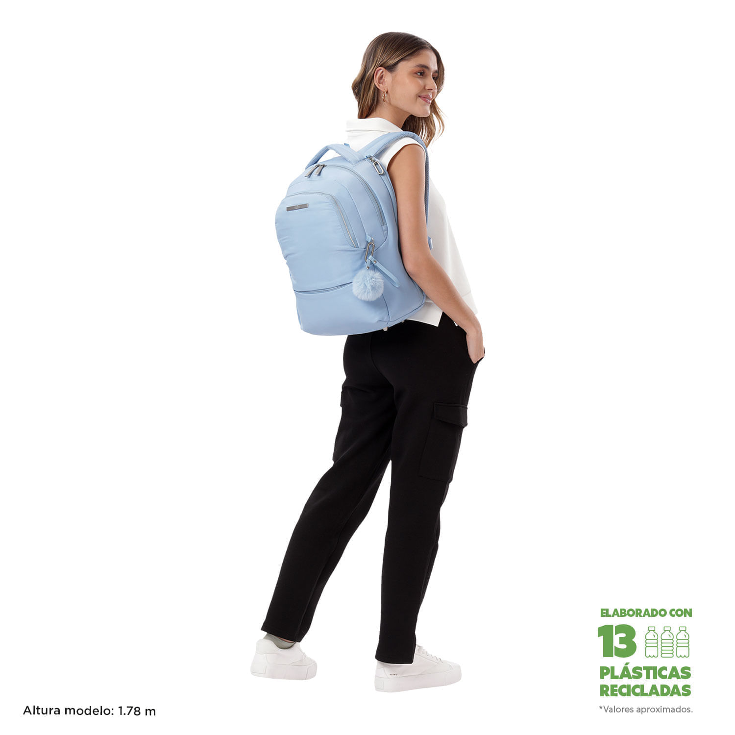 Morral Para Oficina Adelaide 2 2.0 Azul Mujer