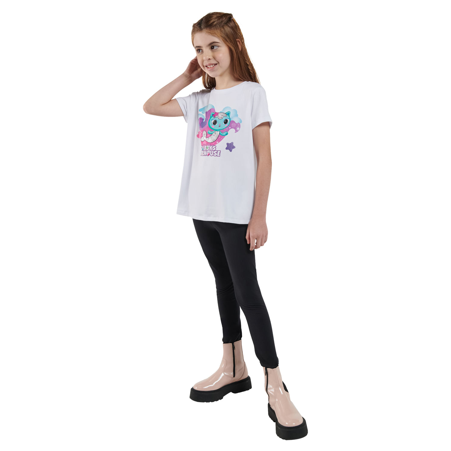 Camiseta para Niña Gabby Cats Azul