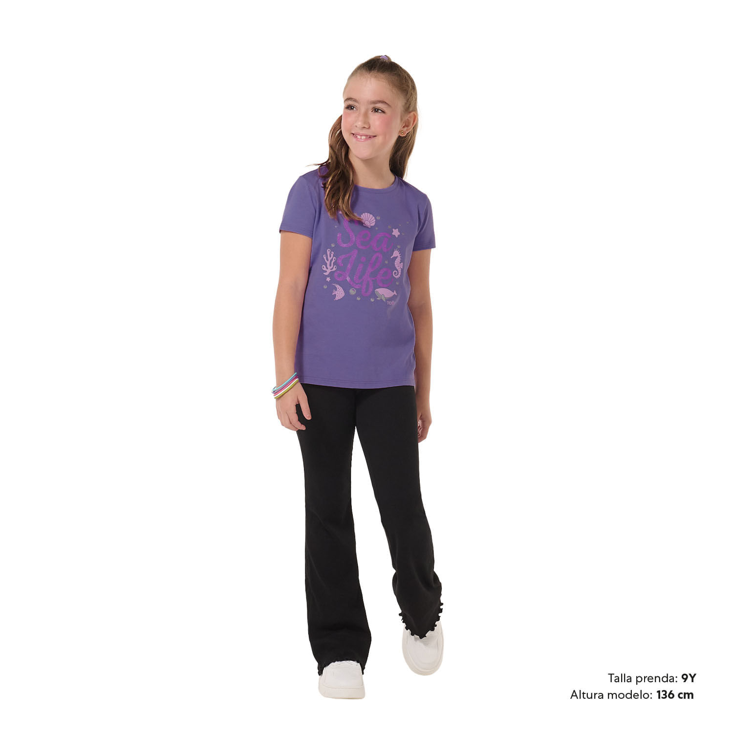 Camiseta estampada para Niña Proyect Morada