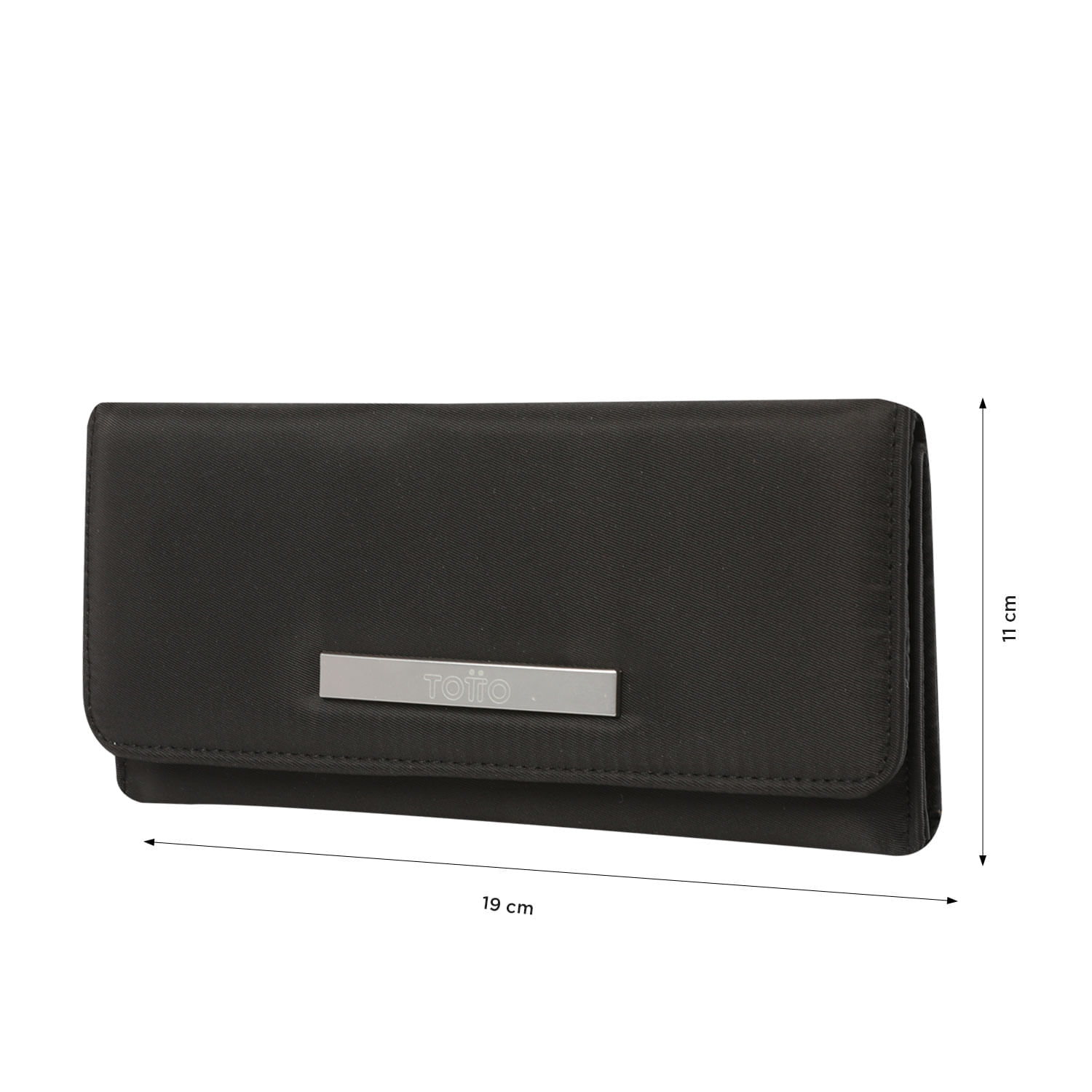 Billetera Adelaide 2 con RFID Blocker Negra Mujer