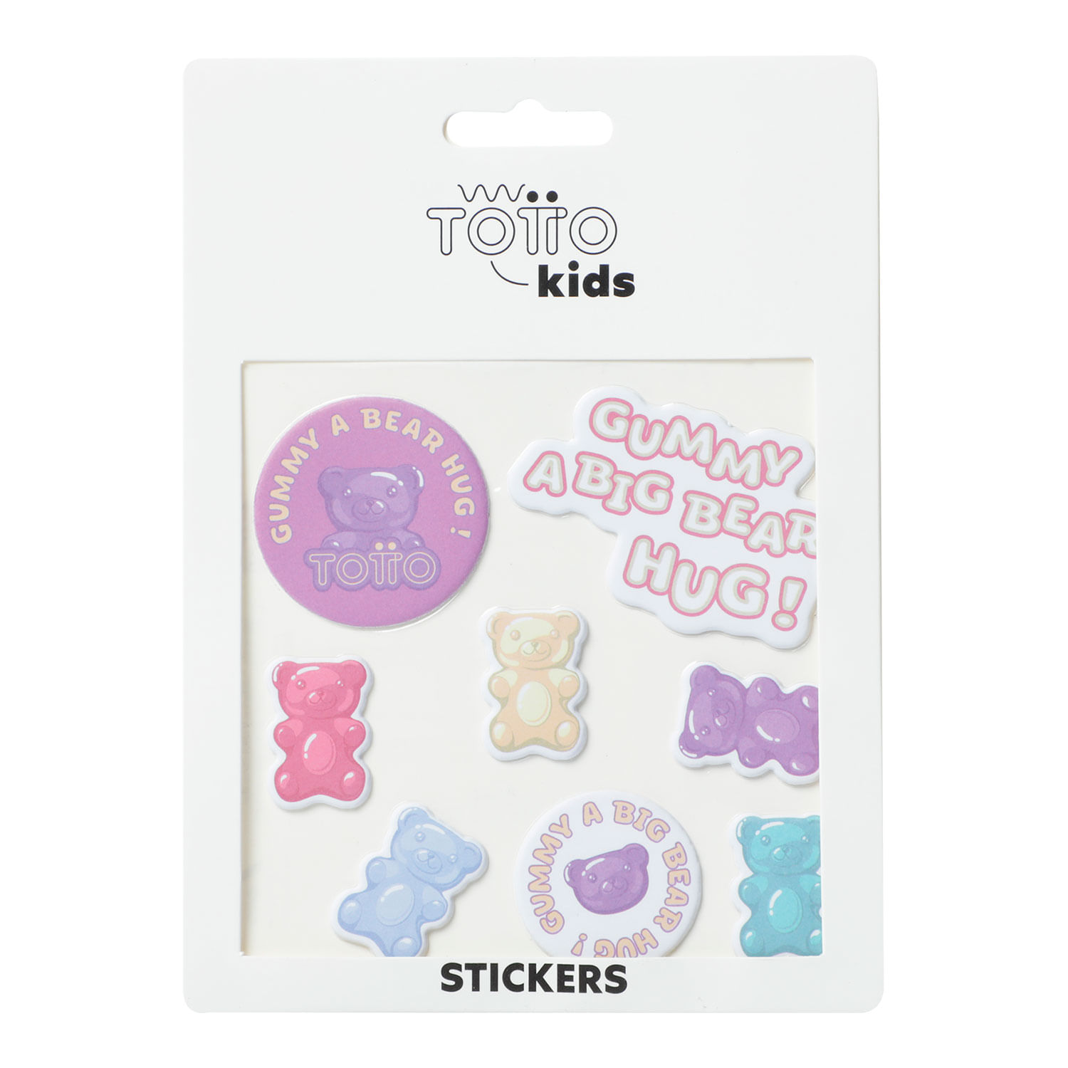 Calcomania Sticker Gummy Bear para Niña Rosado