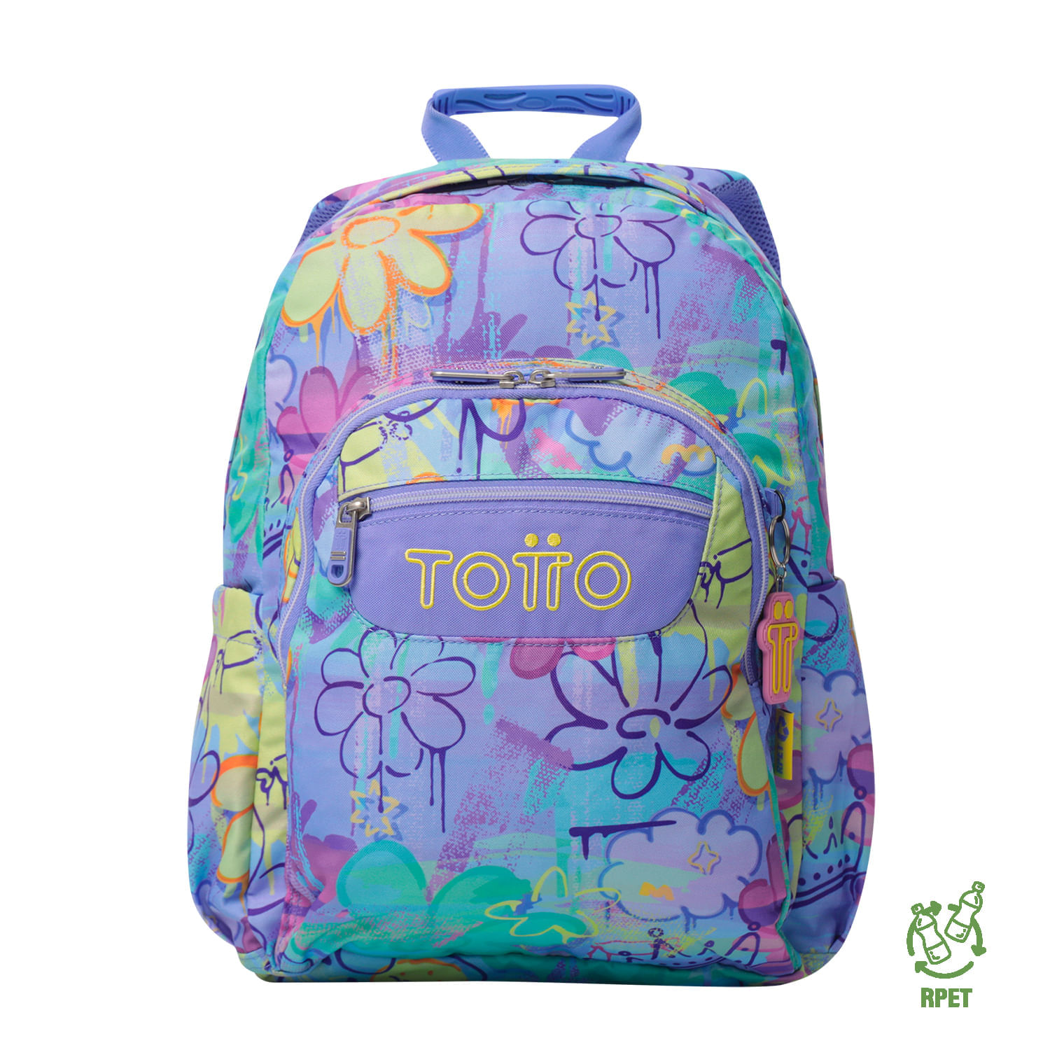 Maleta para colegio Acuarela Morado