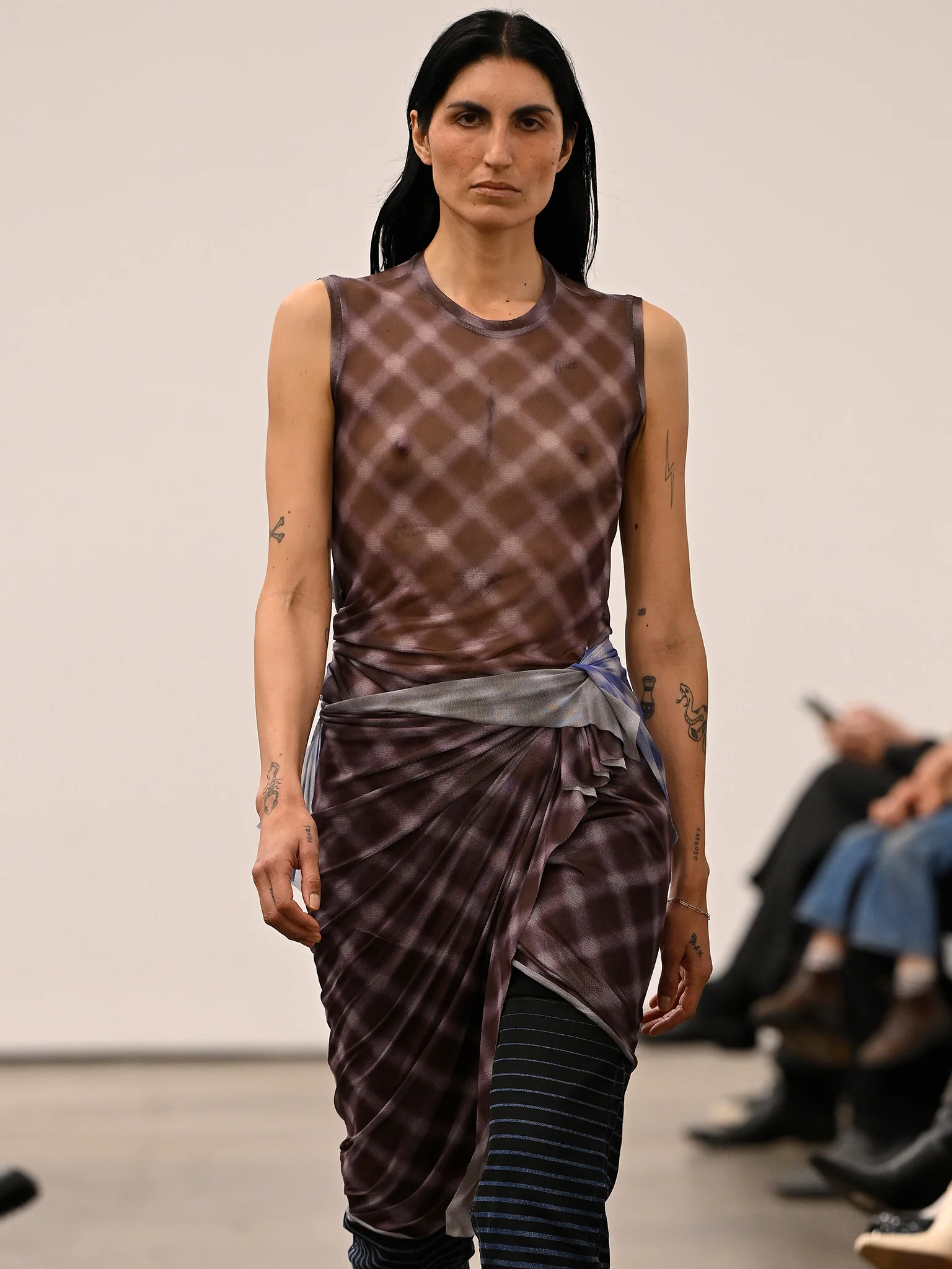 Cross Gather Dress