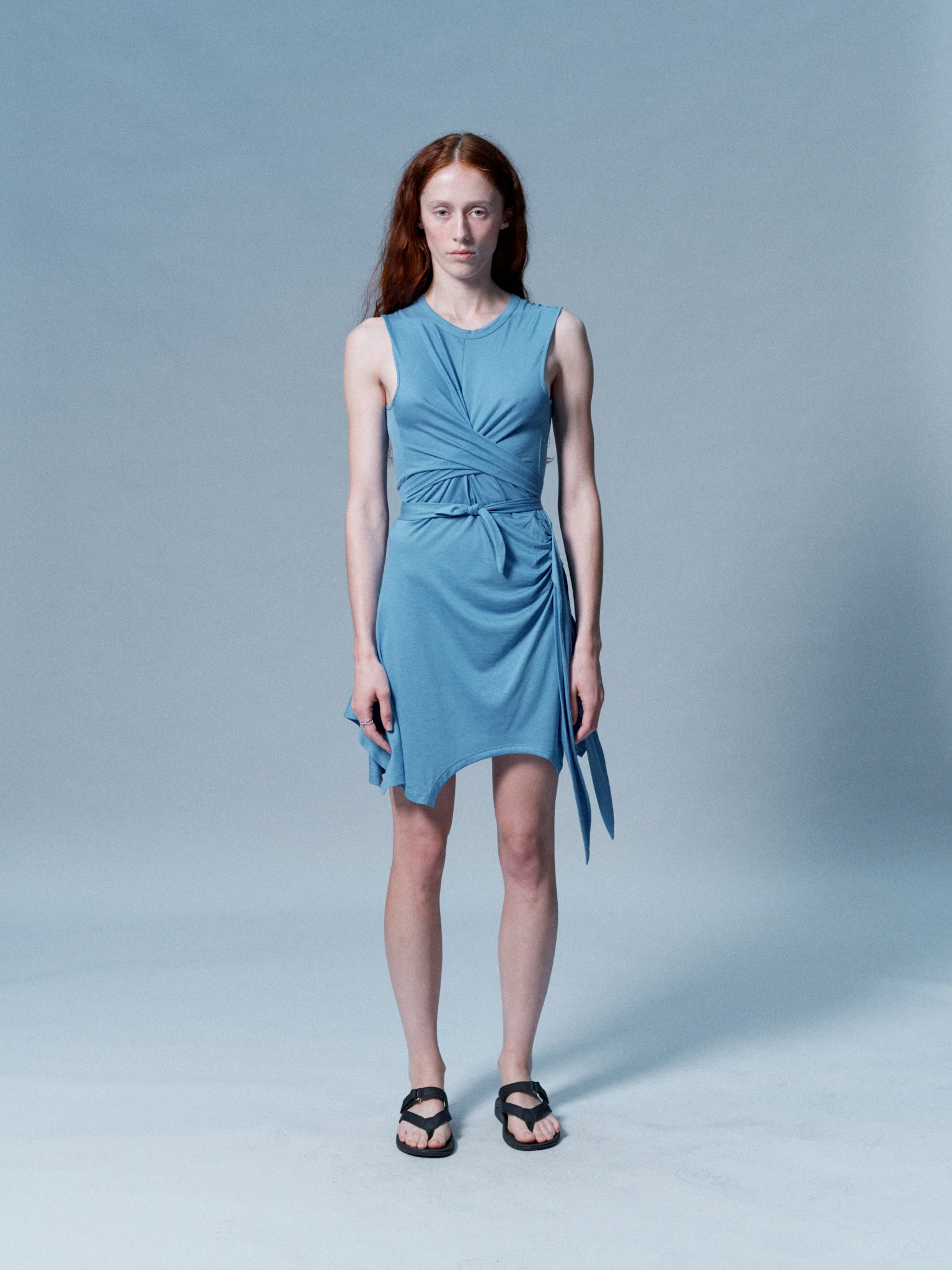 Tie-Up Dress