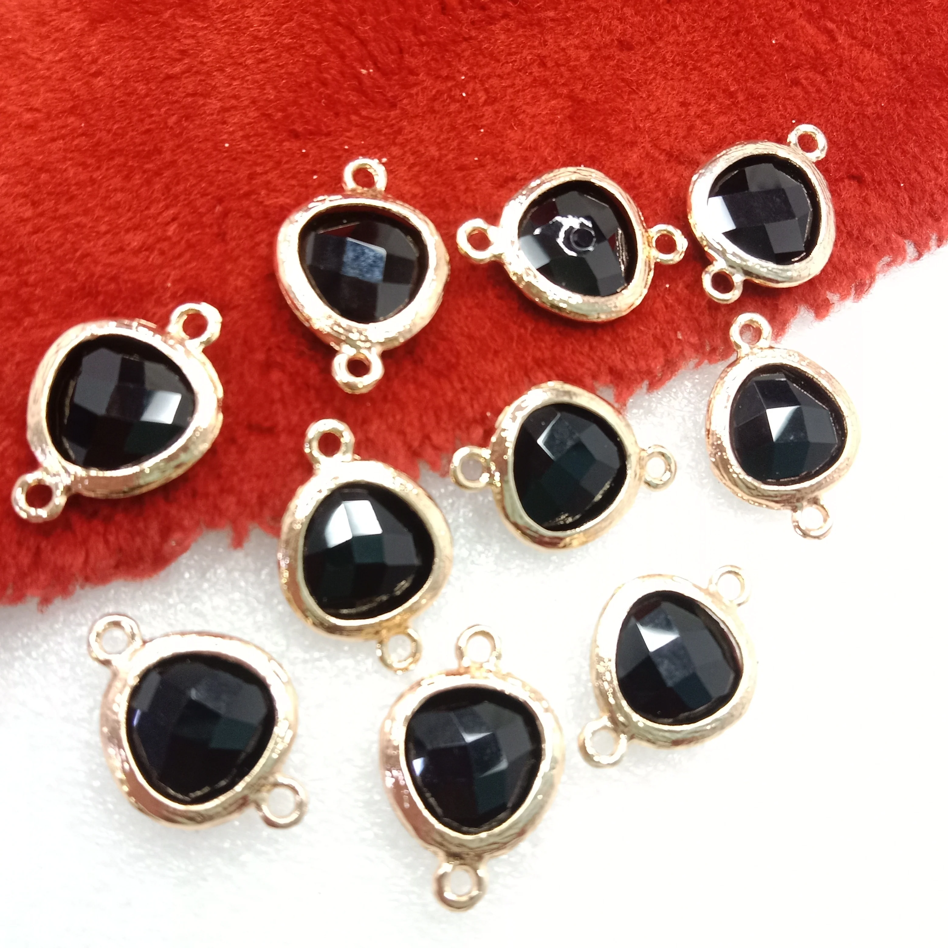 Black (10pcs) high quality fancy jewellery connectors 18mm(2cm )