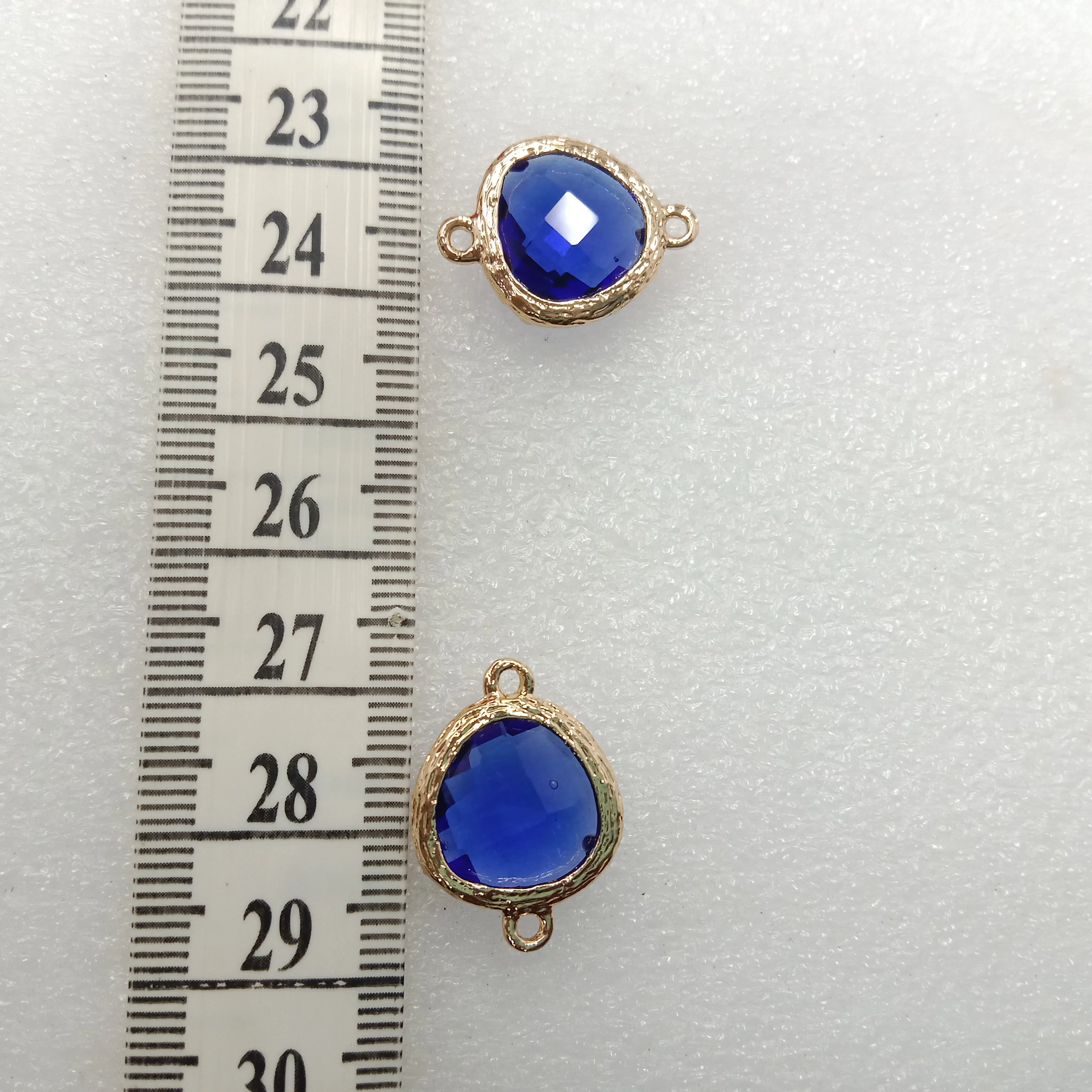 Dark blue (10pcs) high quality fancy jewellery connectors 18mm(2cm )