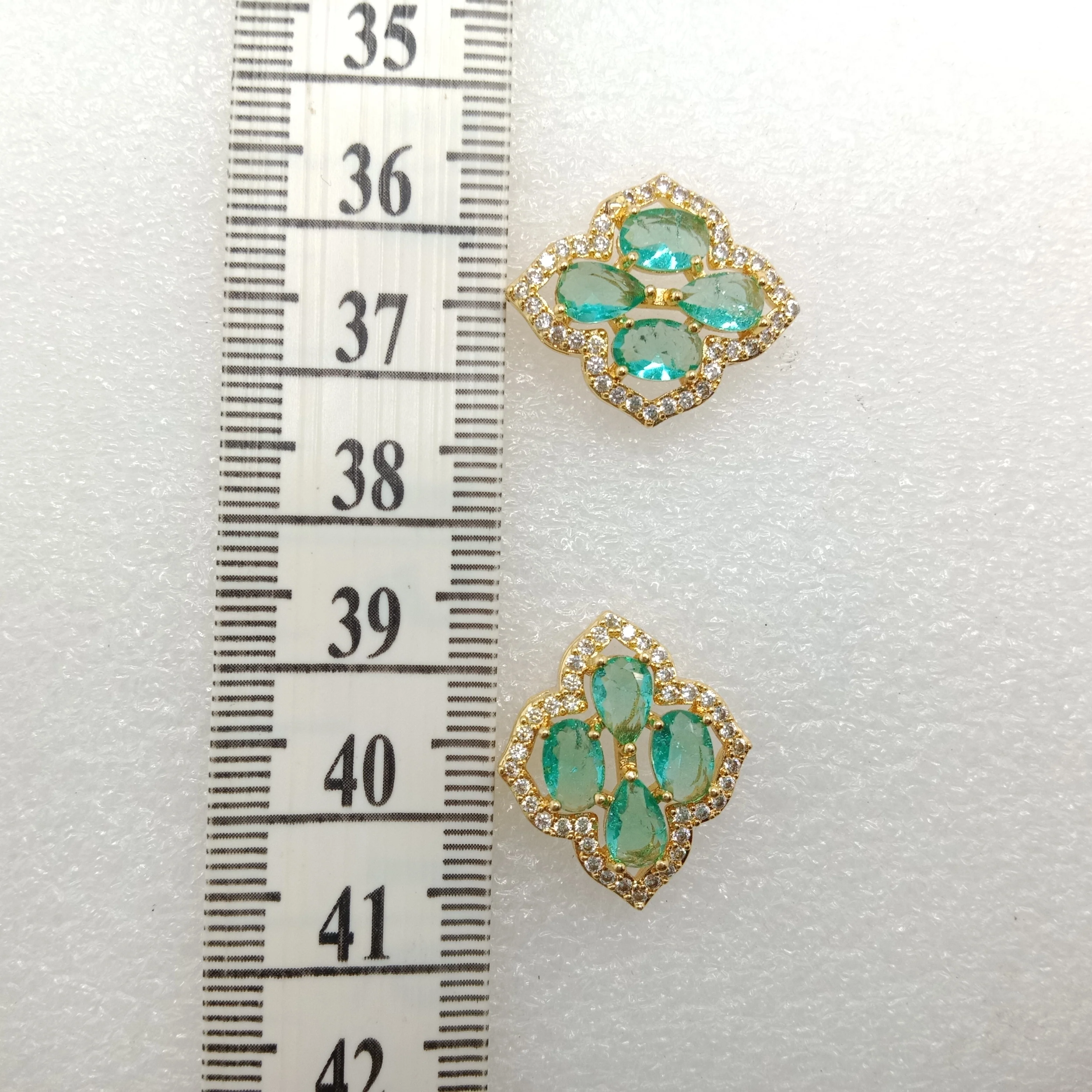 Sea green (6pcs) high quality AD connectors 23mm(2cm )