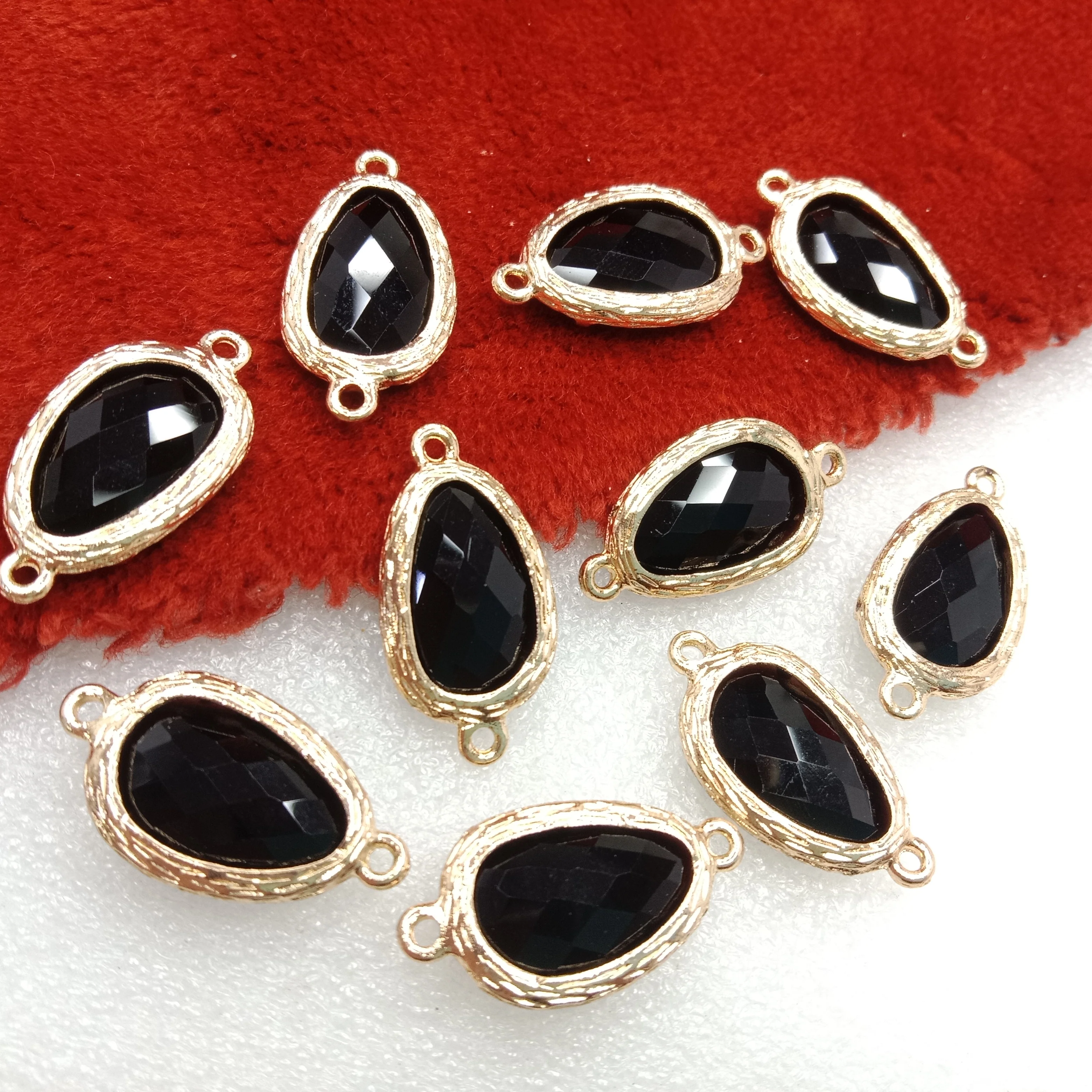 Black(10pcs) high quality fancy jewellery connectors 26mm(2cm )