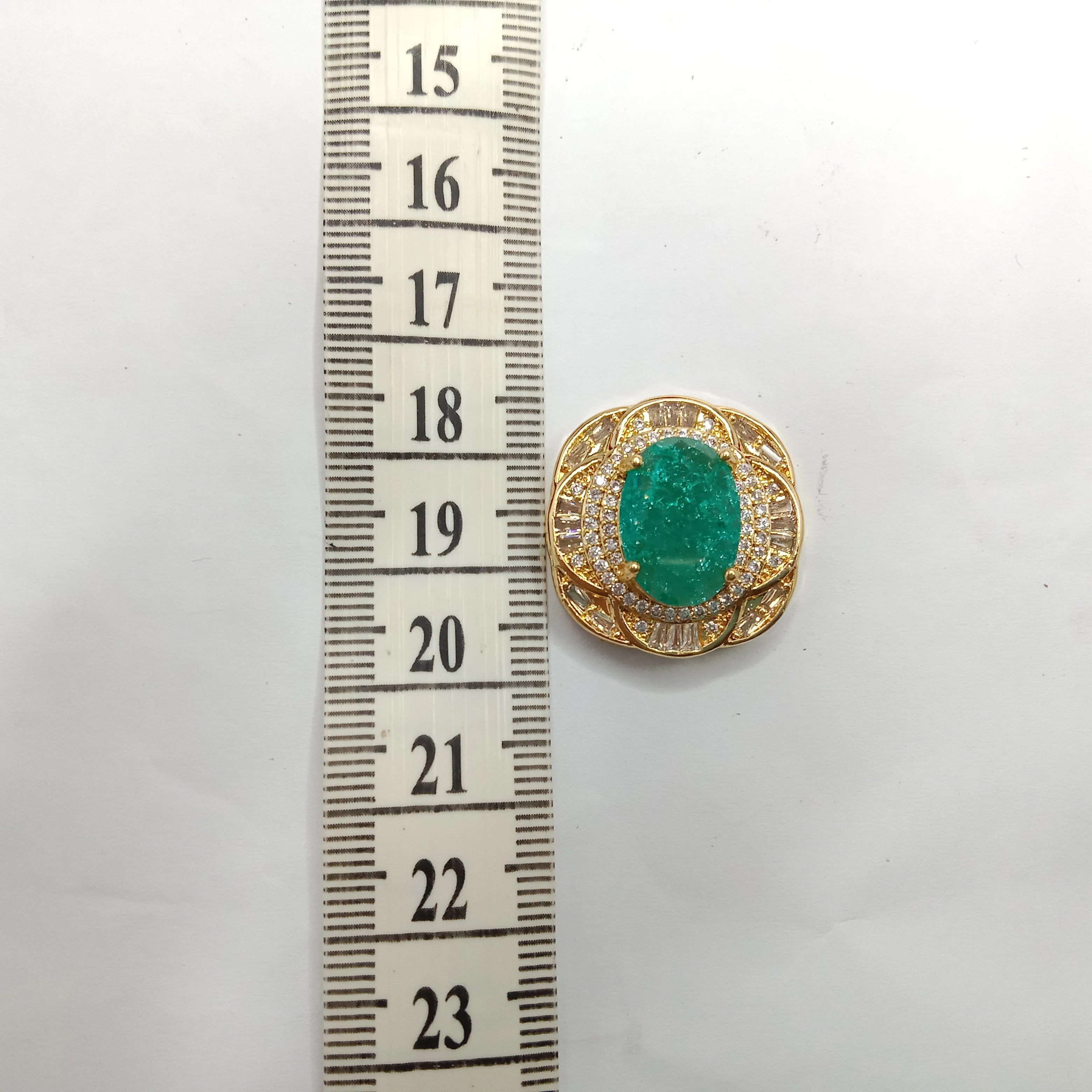 High quality sea green colour AD connectors 22mm (2cm) (2pcs)