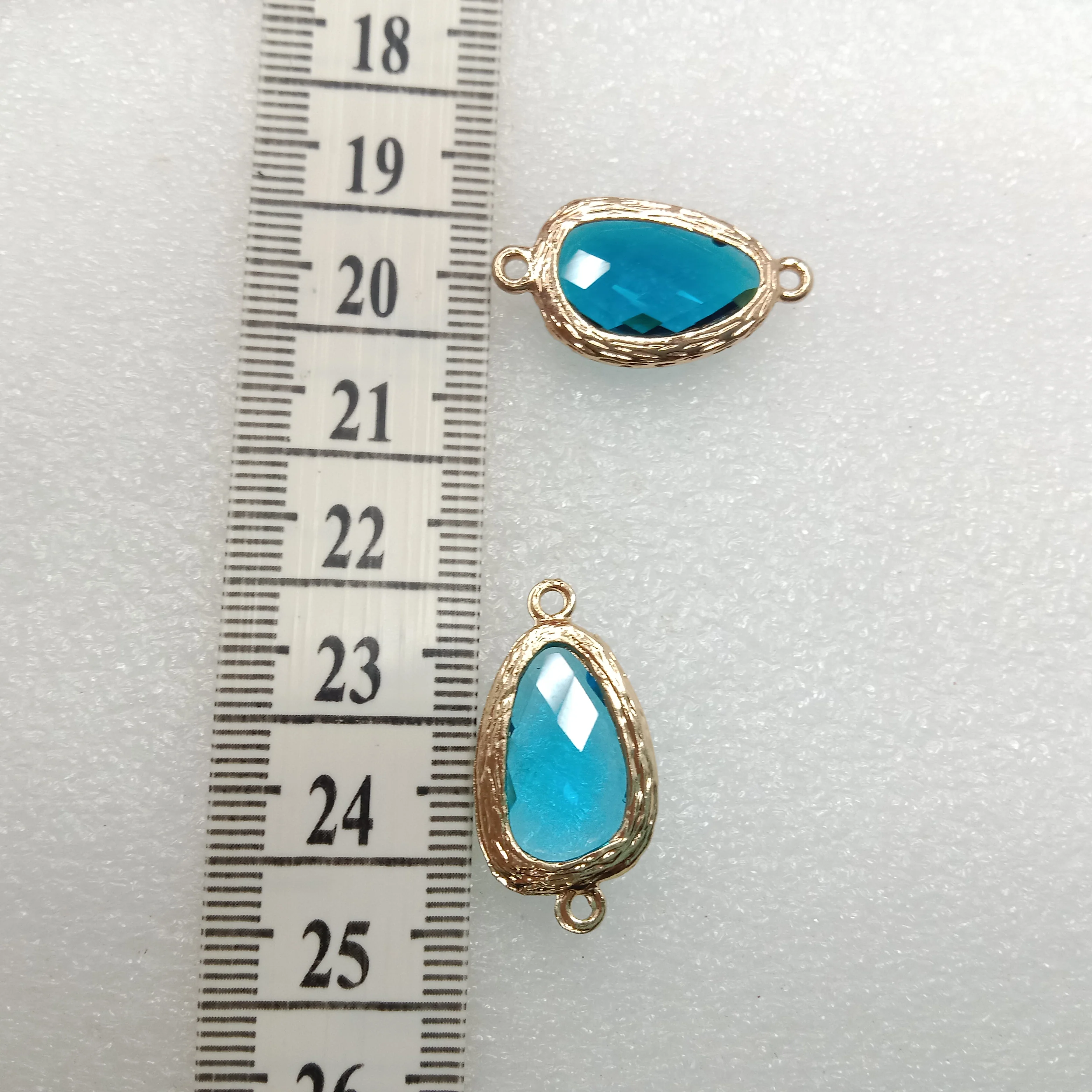 Light blue(10pcs) high quality fancy jewellery connectors 26mm(2cm )