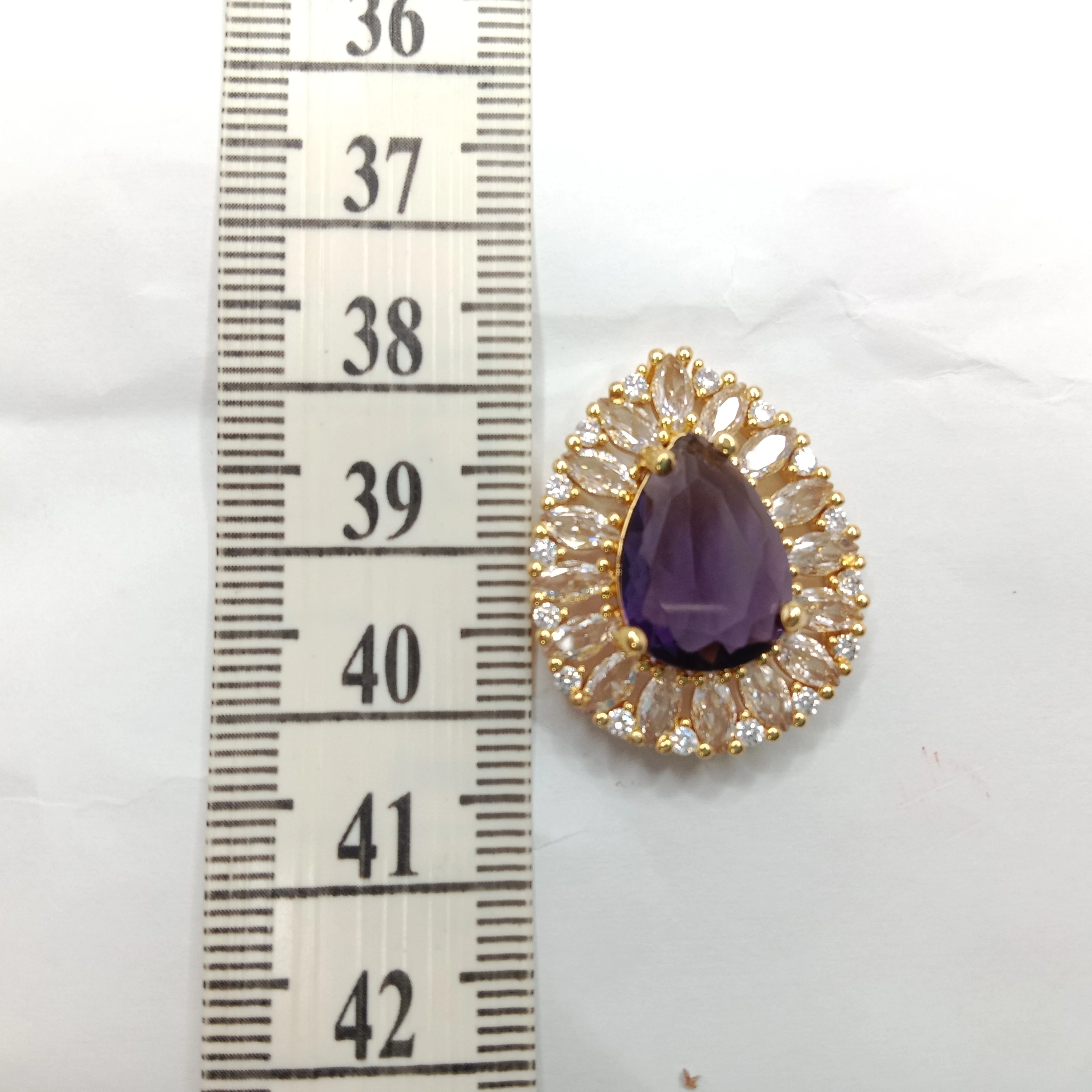 High quality purple colour AD connectors 26mm (1 inches) (2pcs)