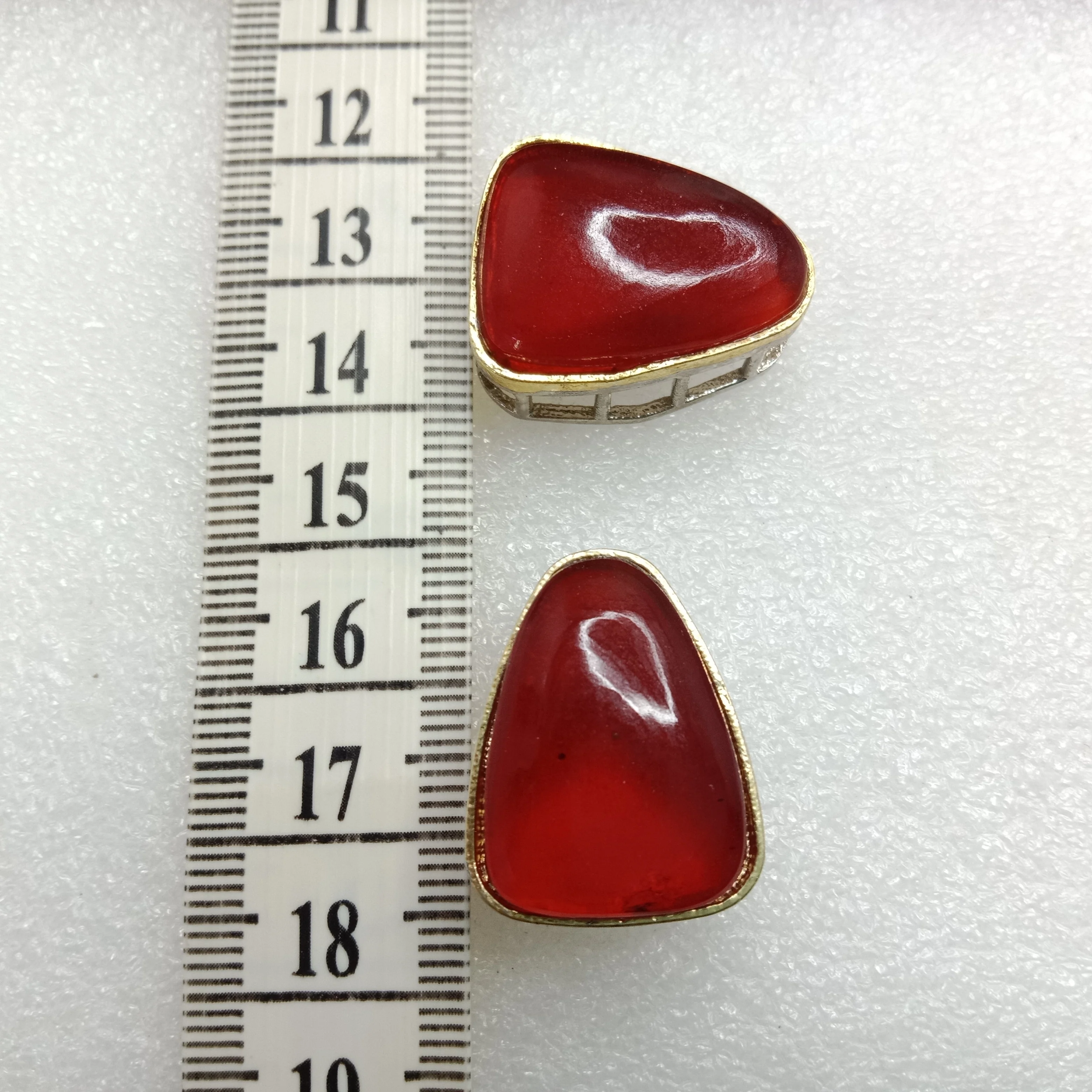 Red drop shape (4pcs)high quality connectors(26mm)