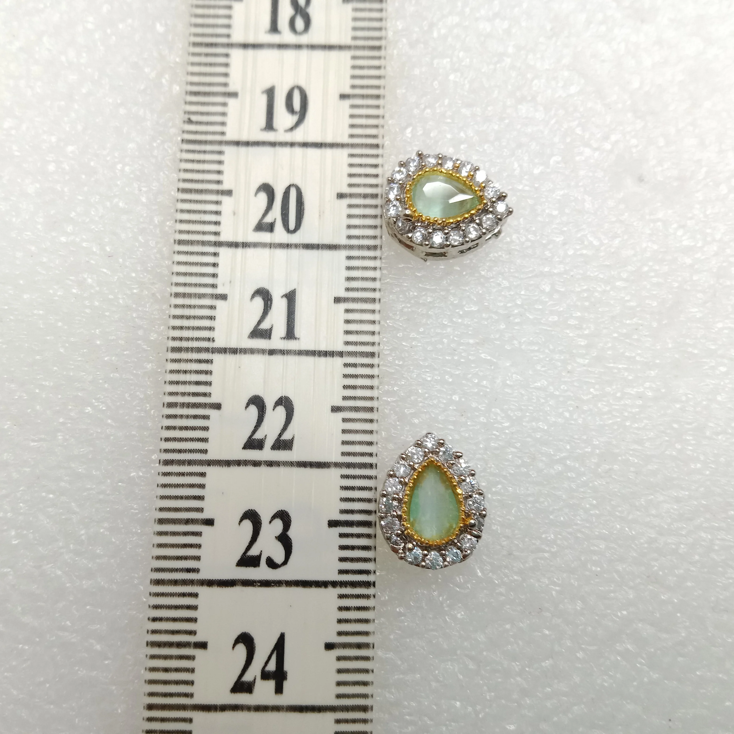 Mint drop shape (10pcs) high quality AD connectors (14mm)(2cm)