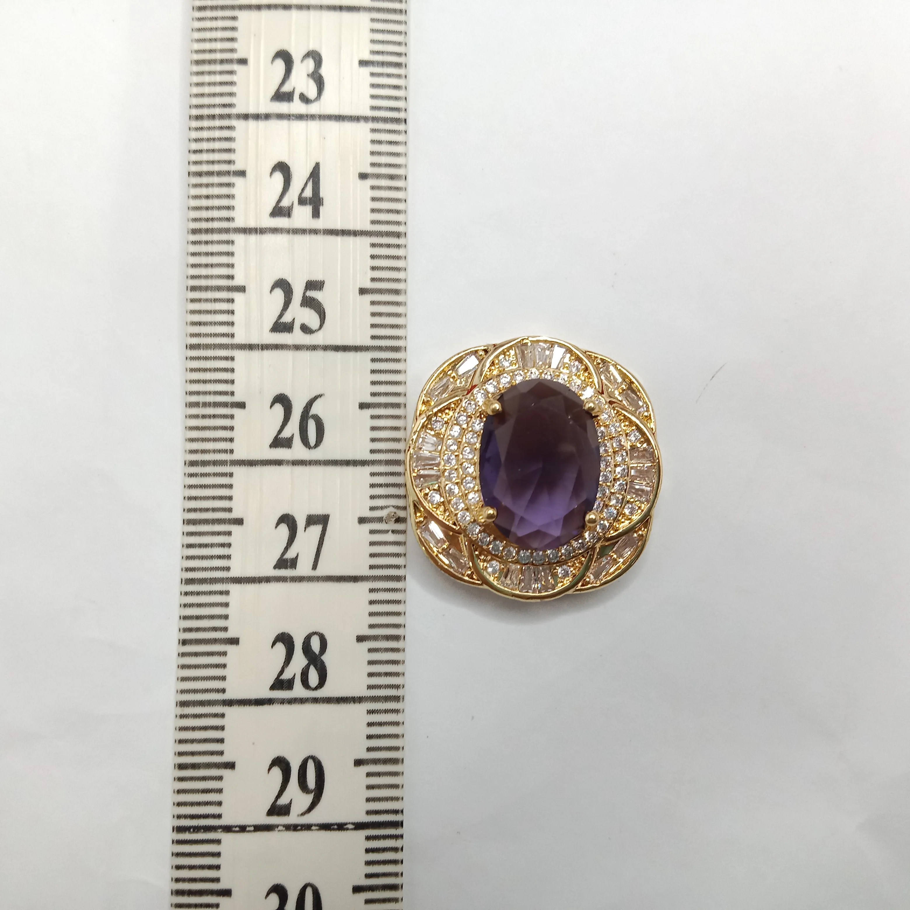 High quality purple colour AD connectors 22mm(2cm) (2pcs)