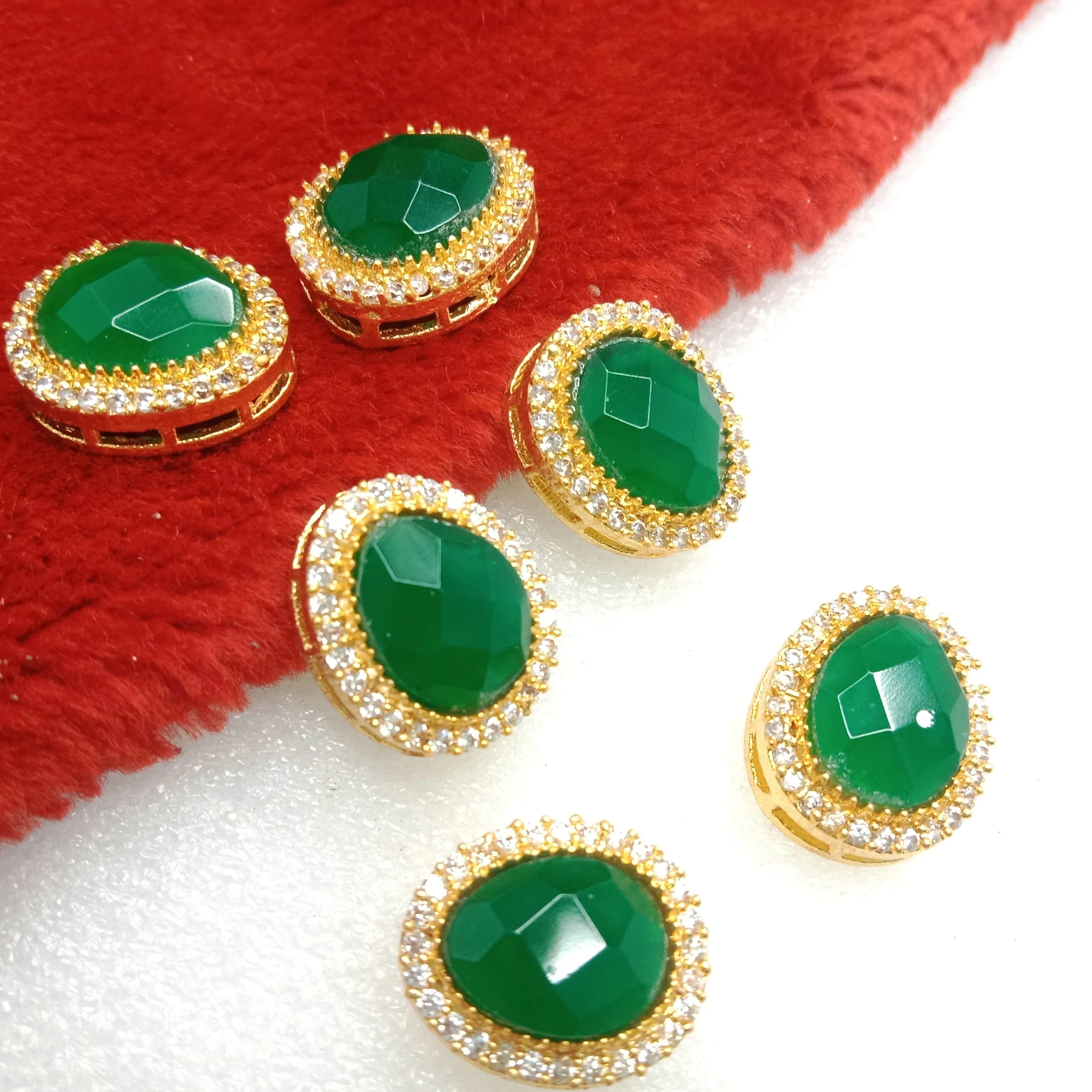 Dark green (6pcs) high quality AD connectors 19 mm(2cm )